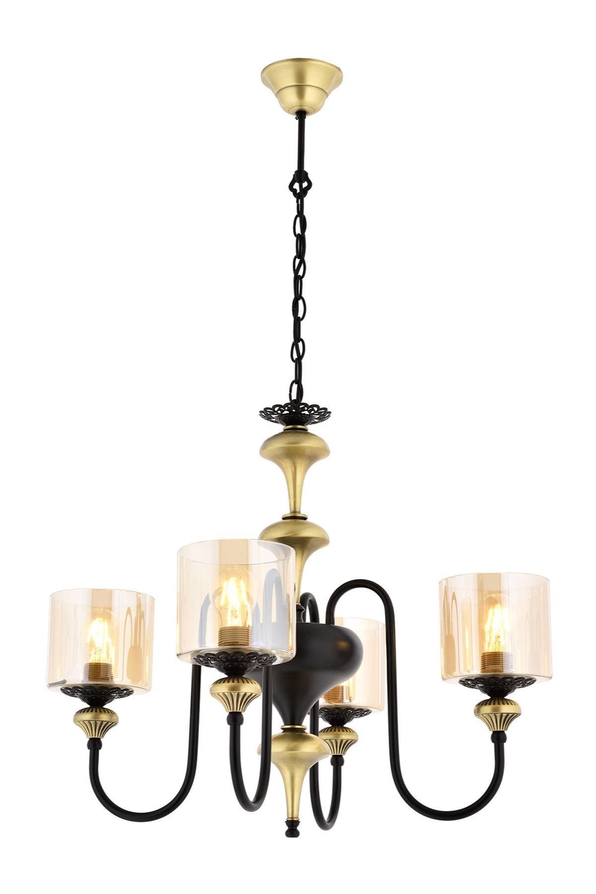 Odın Modern Avize E27 48W 62cm Metal Eskitme Avonni-AV-4161-4E