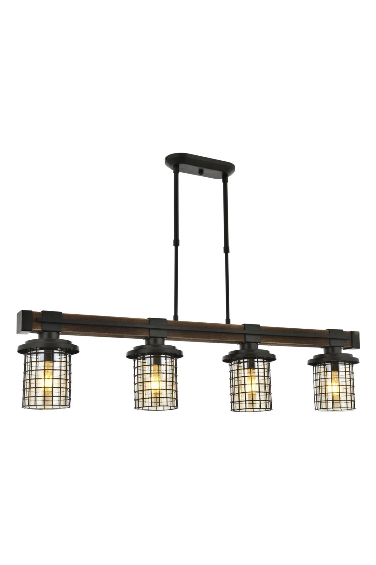 Sığınak Modern Avize E27 48W 95x15cm Metal Eskitme Avonni-AV-4216-4EY