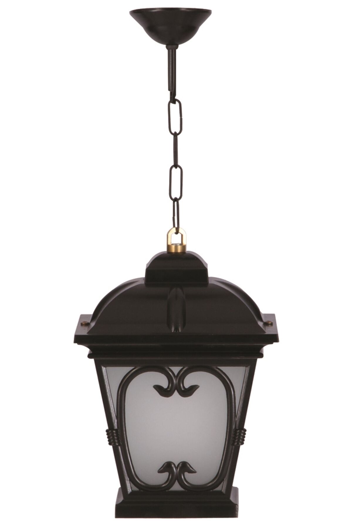Bahçe Fenerleri E27 12W 23cm Alüminyum Siyah Dorbien-BFE-68044-BSY-OP