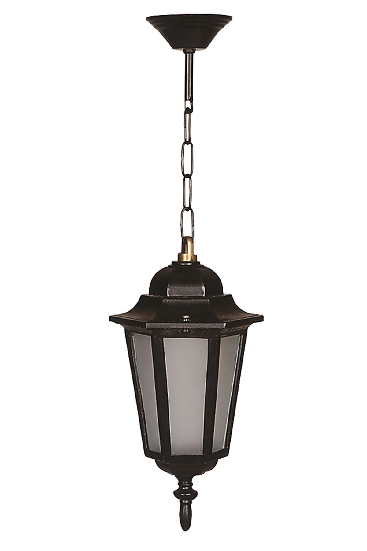 Bahçe Fenerleri E27 12W 20cm Alüminyum Siyah Dorbien-BFE-68061-BSY-OP