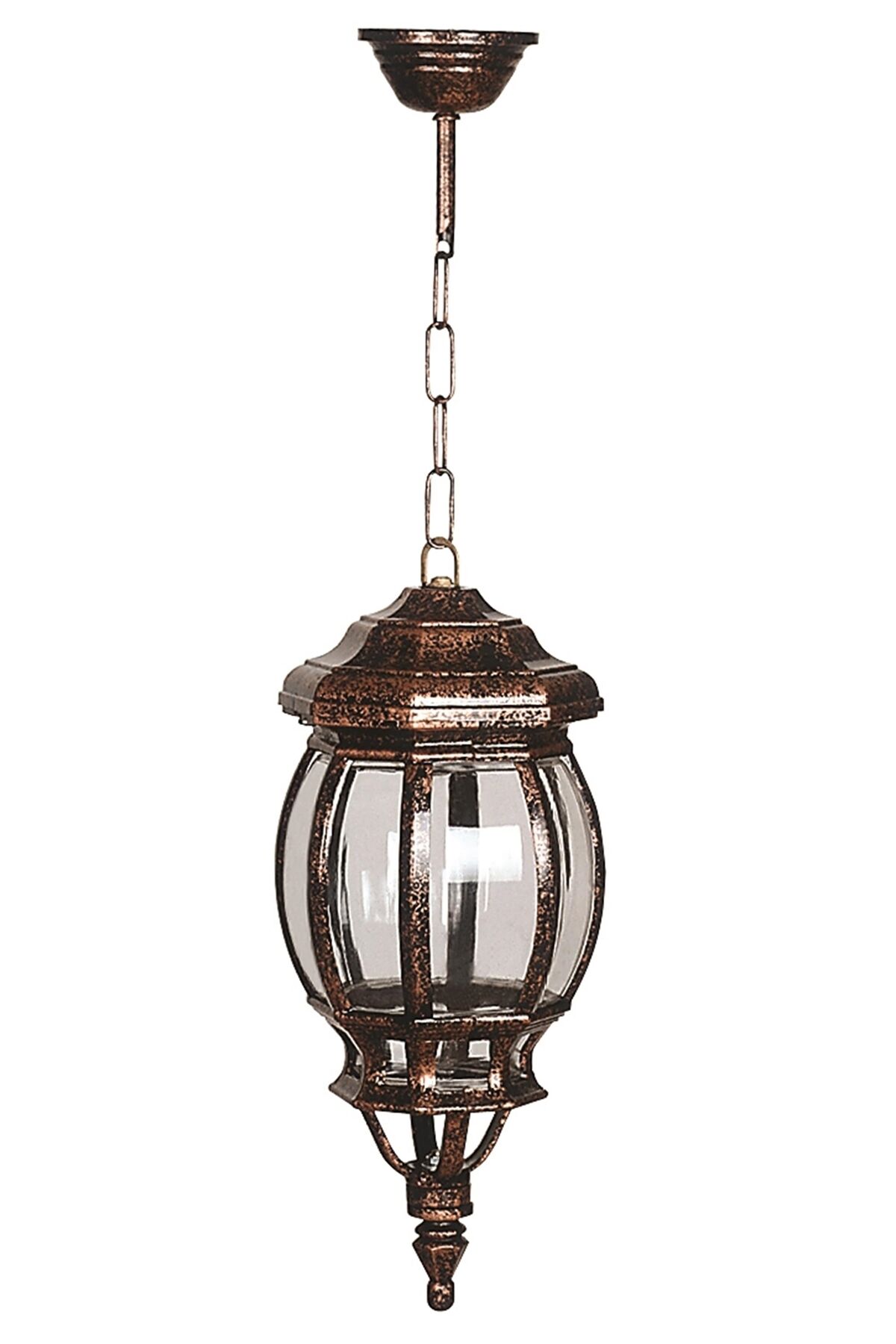 Bahçe Fenerleri E27 12W 20cm Alüminyum Kahverengi Dorbien-BFE-68063-BKR