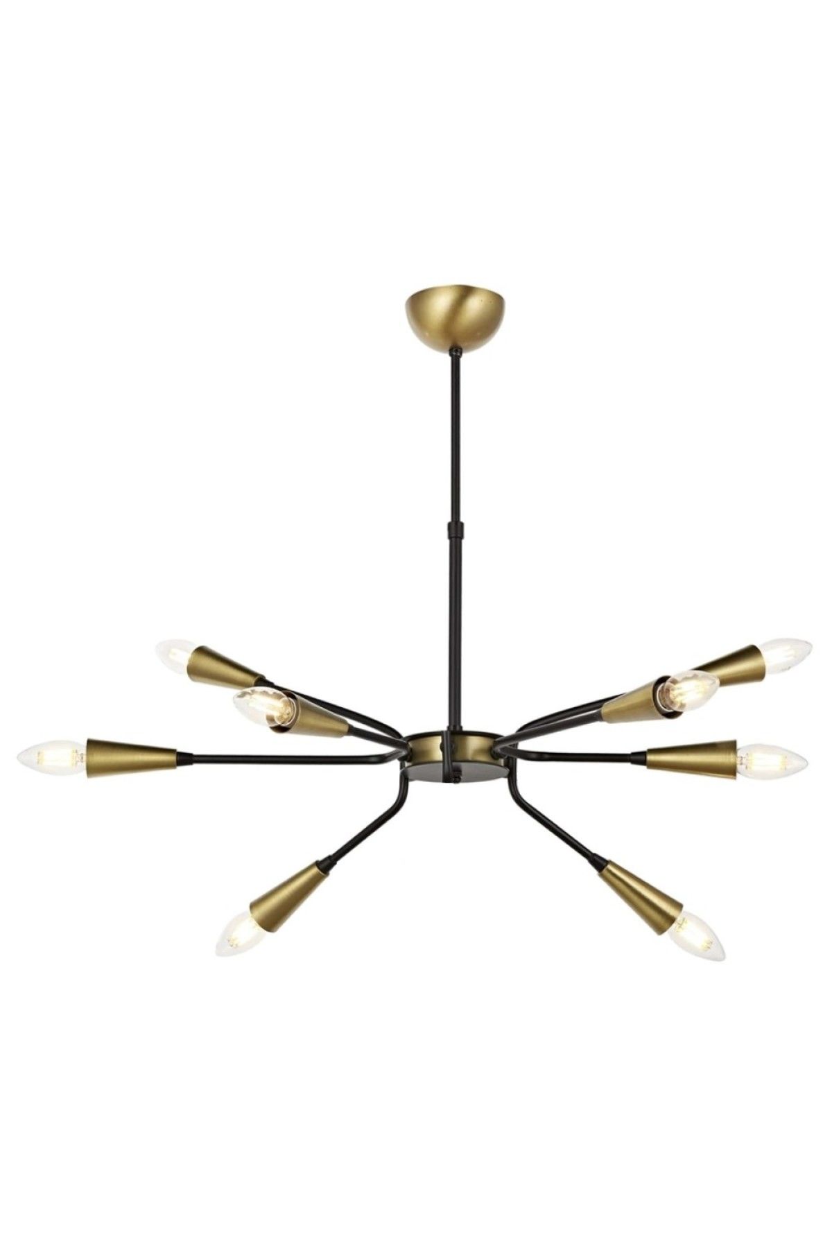 Işın Modern Avize E14 48W 55cm Metal Eskitme Dorbien-AV-4332-8E