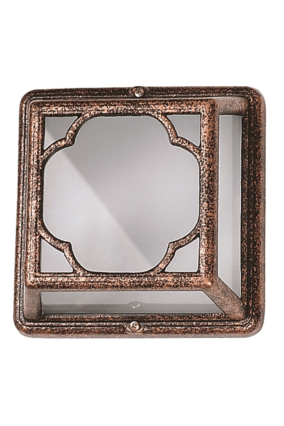 Bahçe Fenerleri E27 12W 20x13cm Alüminyum Kahverengi Dorbien-BFE-68065-BKR-M2-OP