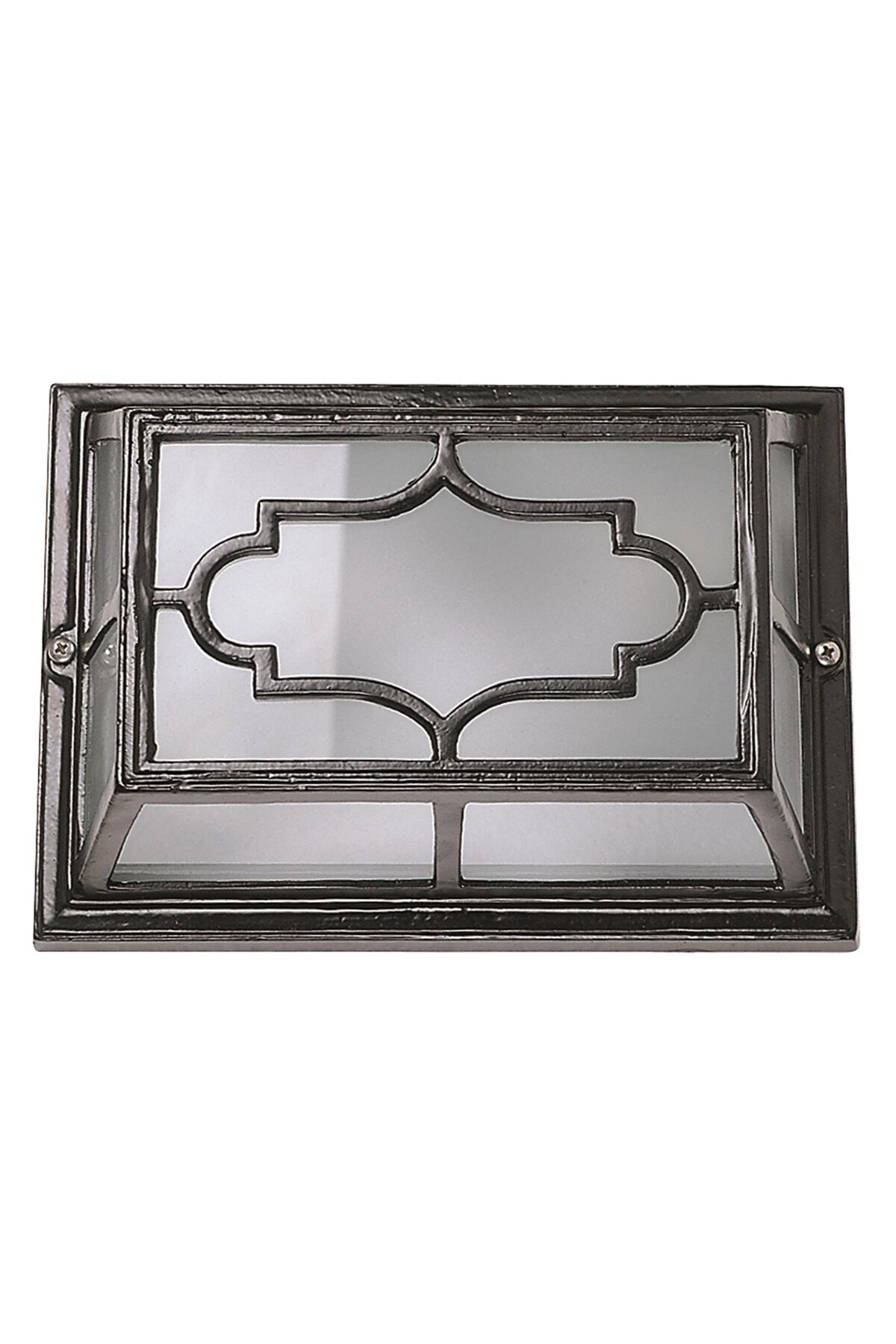 Bahçe Fenerleri E27 12W 20x13cm Alüminyum Siyah Dorbien-BFE-68065-BSY-OP