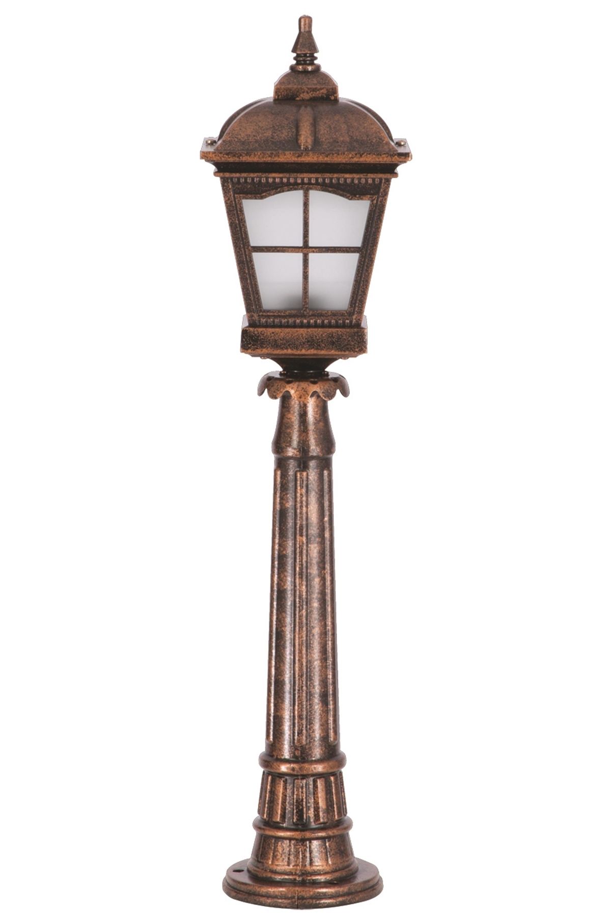 Bahçe Set Üstü Aydınlatma E27 12W 23cm Alüminyum Kahverengi Dorbien-BSU-68045-BKR-OP
