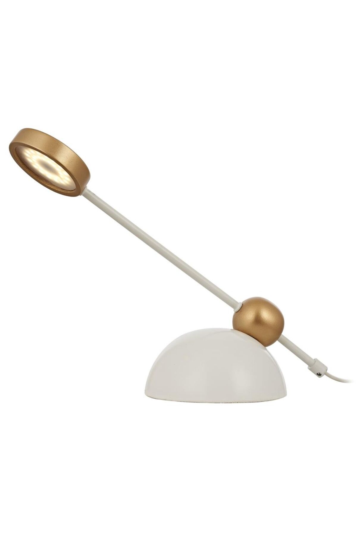 Ant Çalışma Masası Lambası LED 5W 45x15cm Metal Sarı Avonni-ML-64009-BSA-BY
