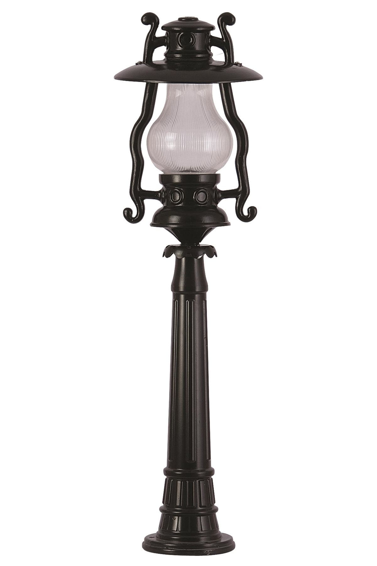 Bahçe Set Üstü Aydınlatma E27 12W 30cm Alüminyum Siyah Dorbien-BSU-68047-BSY-BOP