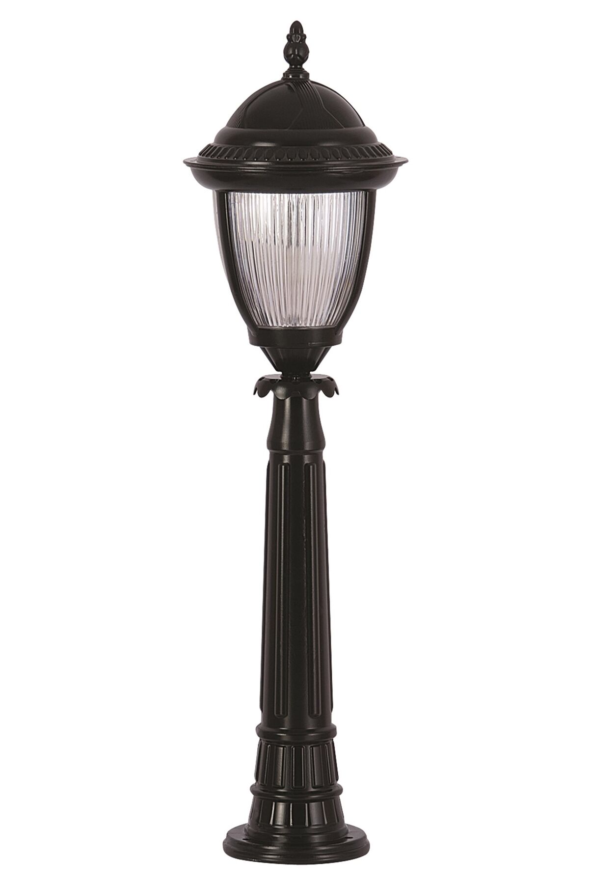 Bahçe Set Üstü Aydınlatma E27 12W 25cm Alüminyum Siyah Dorbien-BSU-68053-BSY-B