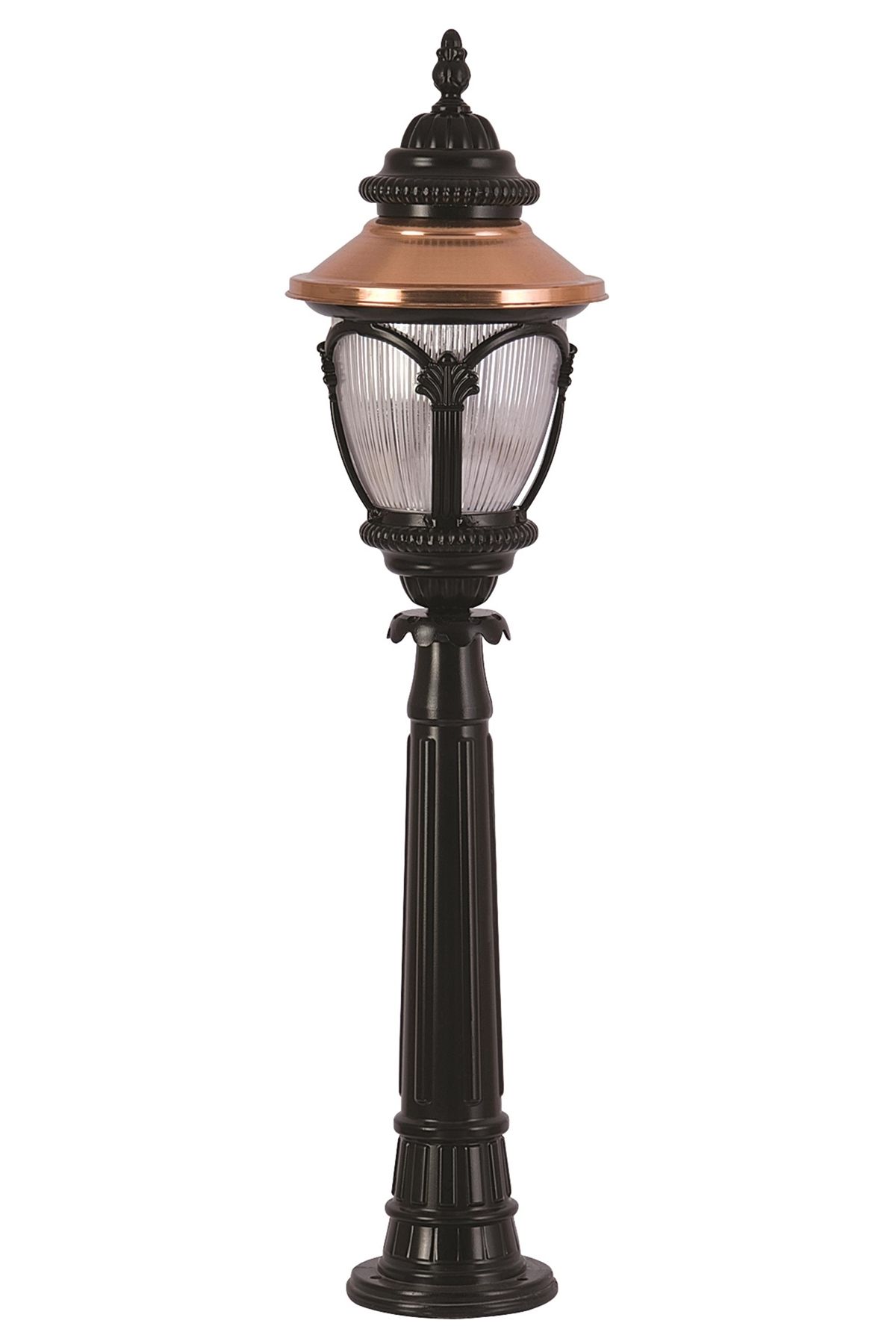 Bahçe Set Üstü Aydınlatma E27 12W 25cm Alüminyum Kahverengi/Siyah Dorbien-BSU-68057-BSY-B