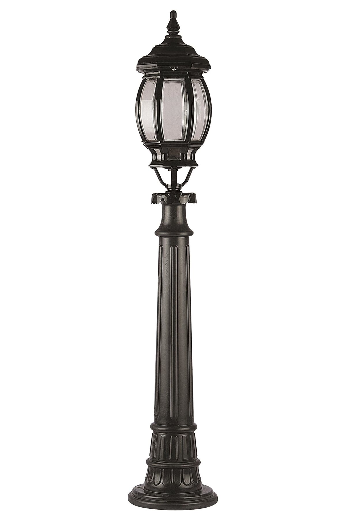 Bahçe Set Üstü Aydınlatma E27 12W 20cm Alüminyum Siyah Dorbien-BSU-68063-BSY-M1-B
