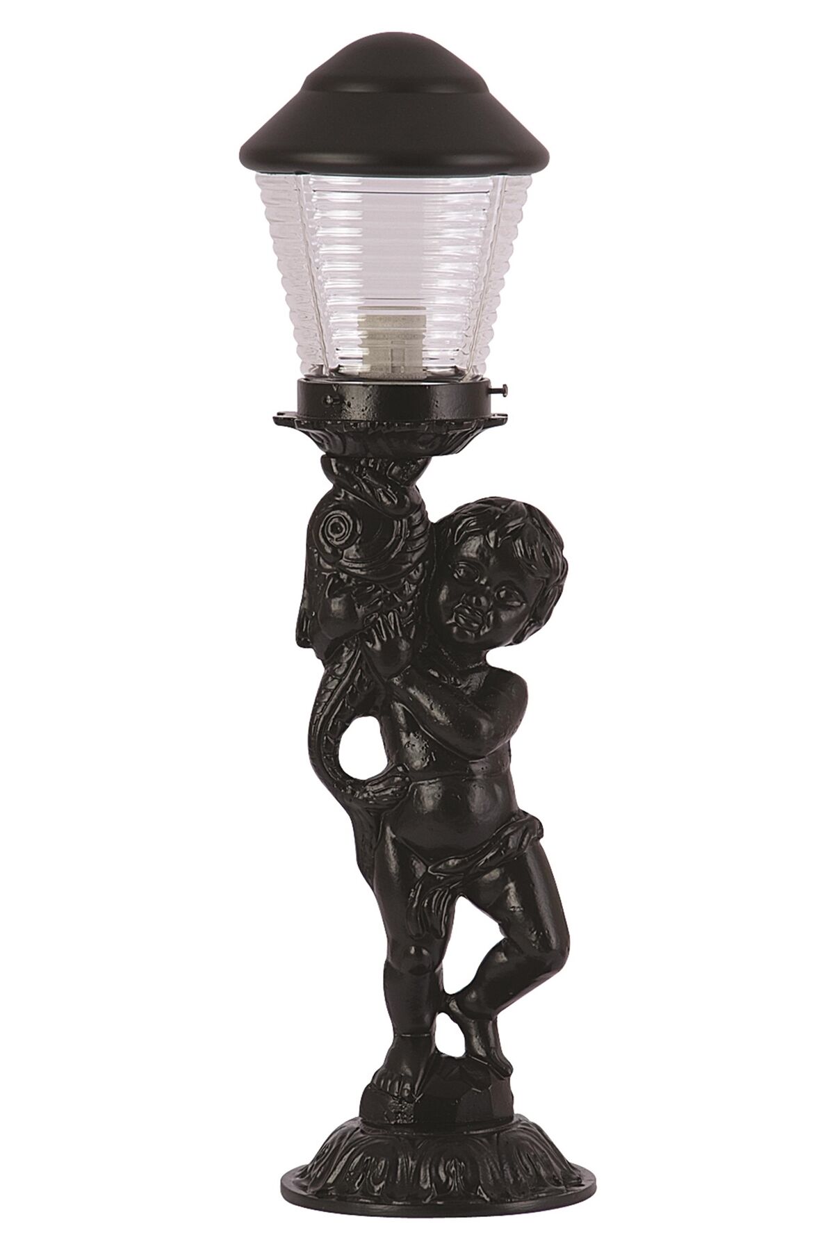 Bahçe Set Üstü Aydınlatma E27 12W 20cm Alüminyum Siyah Dorbien-BSU-68073-BSY