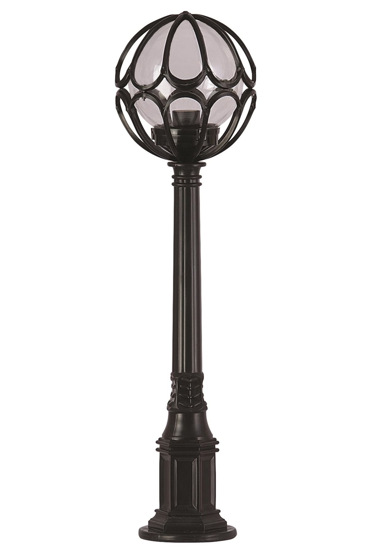 Bahçe Set Üstü Aydınlatma E27 12W 23cm ABS Siyah Dorbien-BSU-68081-BSY-M3-B
