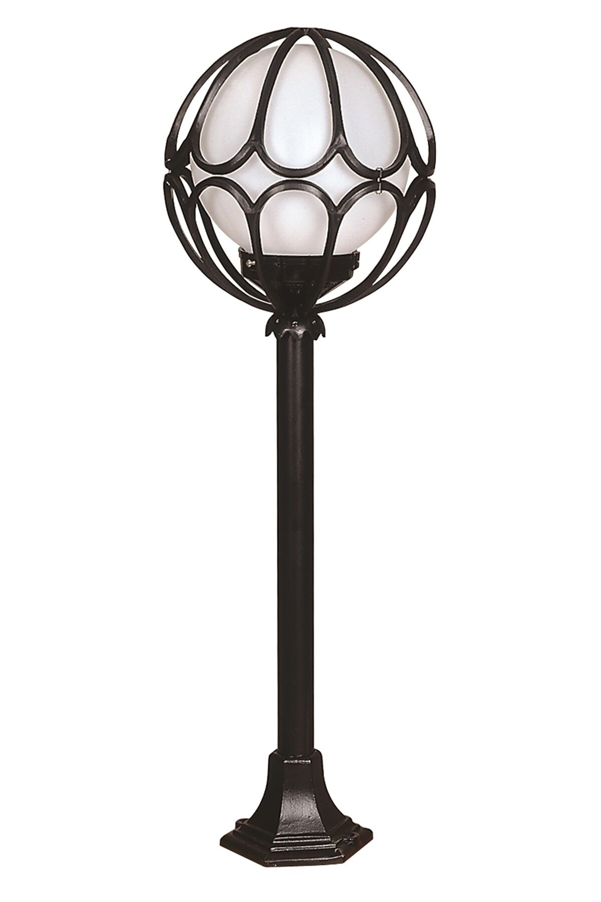 Bahçe Set Üstü Aydınlatma E27 12W 30cm ABS Siyah Dorbien-BSU-68081-BSY-M7-BOP