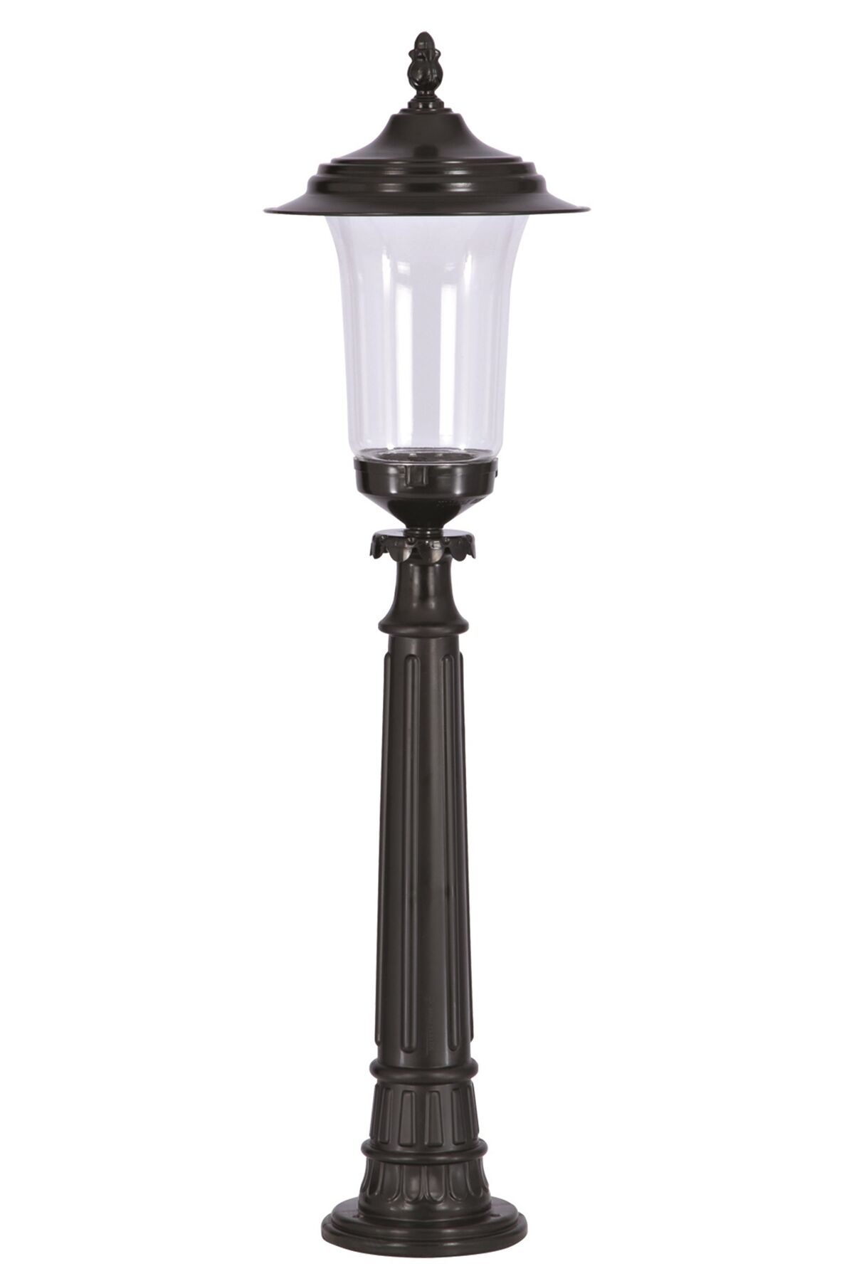 Bahçe Set Üstü Aydınlatma E27 12W 30cm Alüminyum Siyah Dorbien-BSU-68082-BSY-B