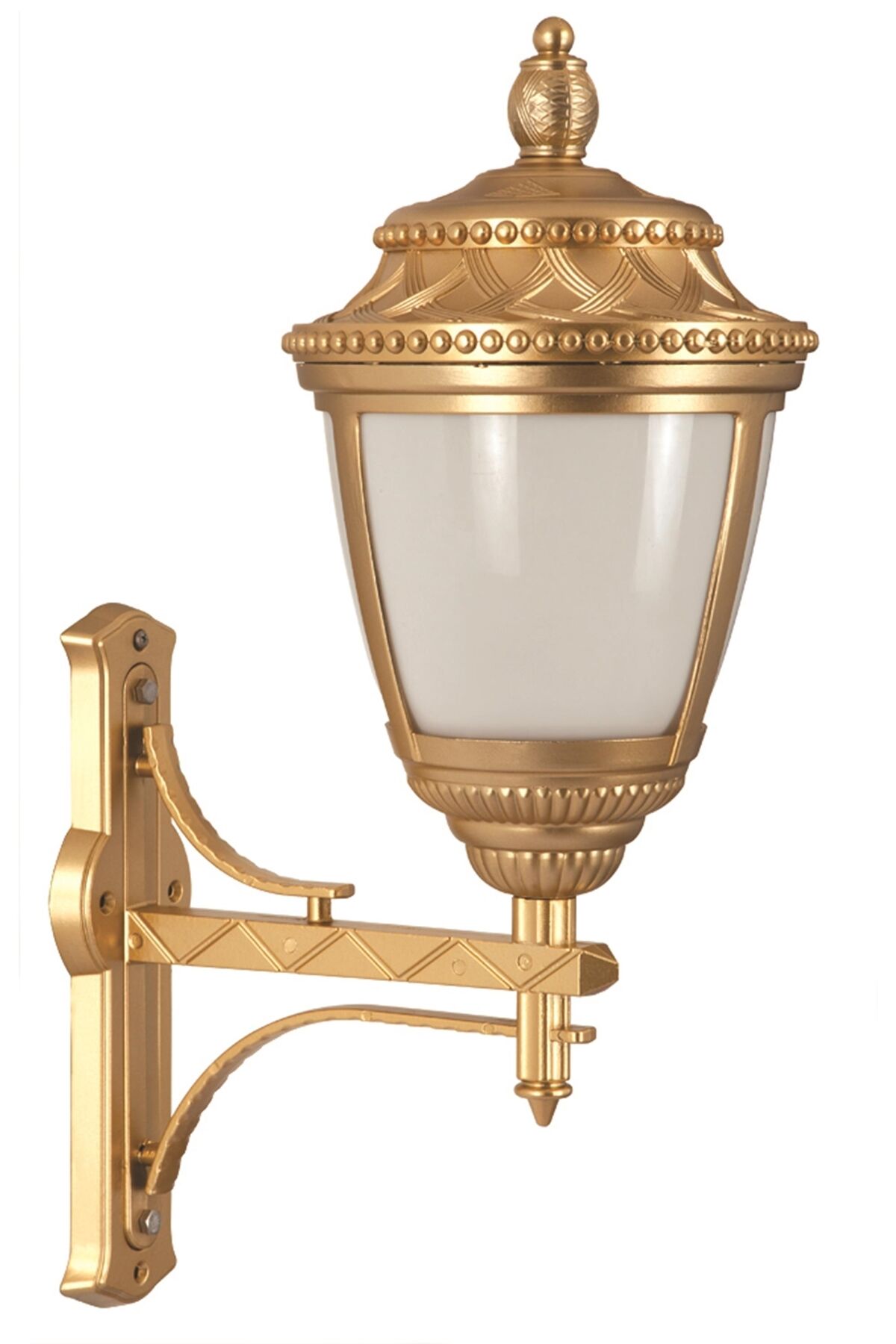 Bahçe Aplik E27 12W 38x28cm Alüminyum Sarı Dorbien-BAP-68042-BSA-M1-OP