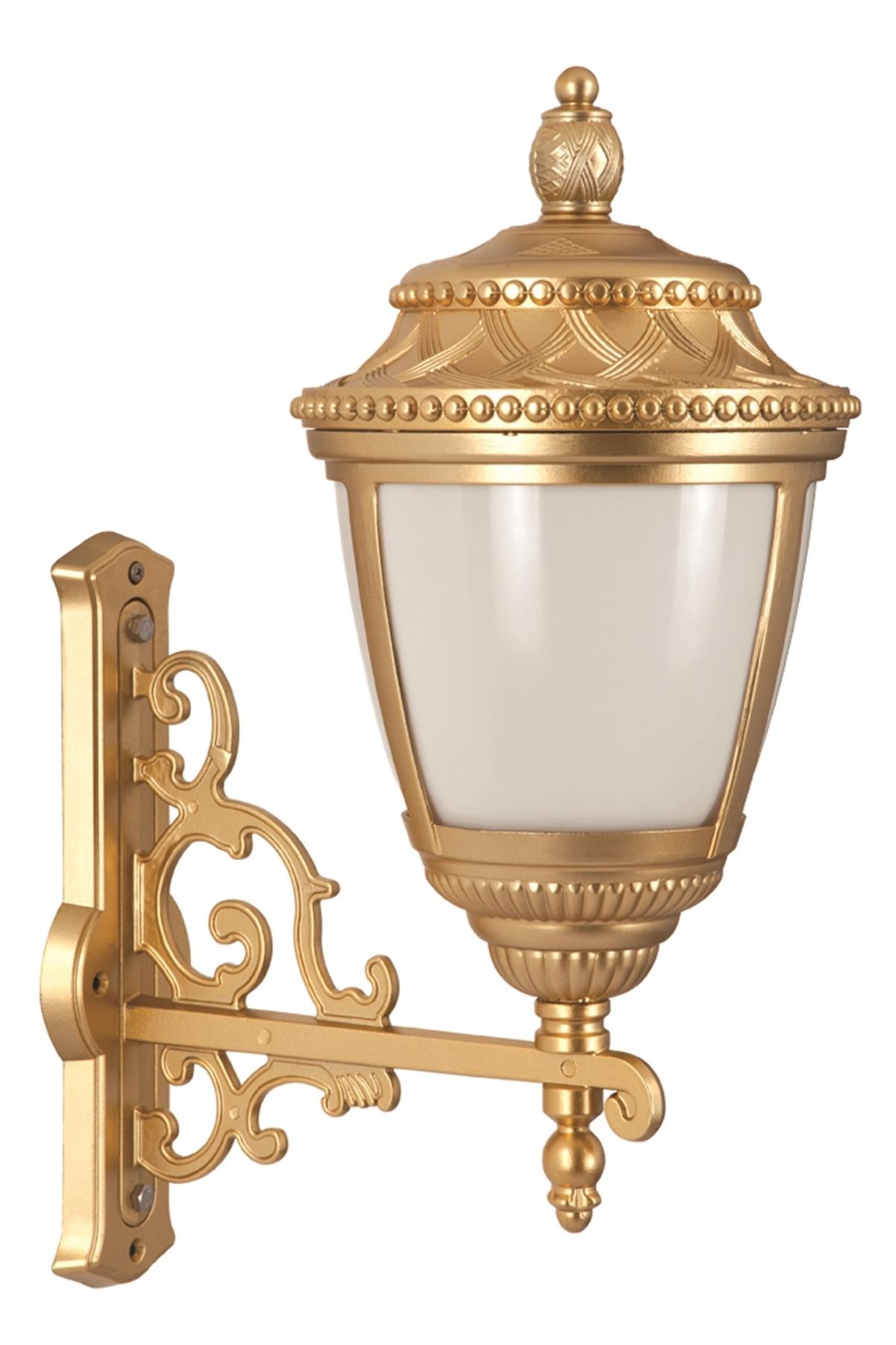 Bahçe Aplik E27 12W 48x28cm Alüminyum Sarı Dorbien-BAP-68042-BSA-M2-OP