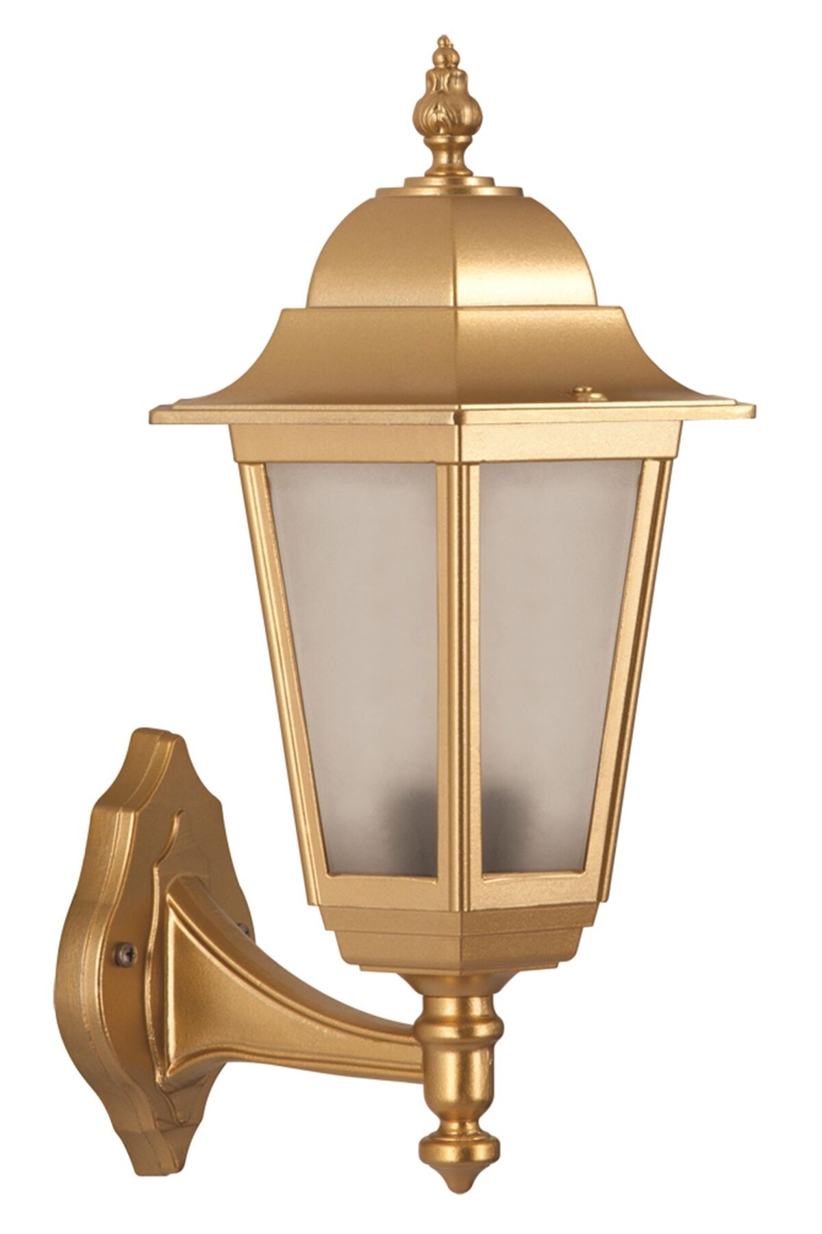 Bahçe Aplik E27 12W 31cm Alüminyum Sarı Dorbien-BAP-68054-BSA-OP