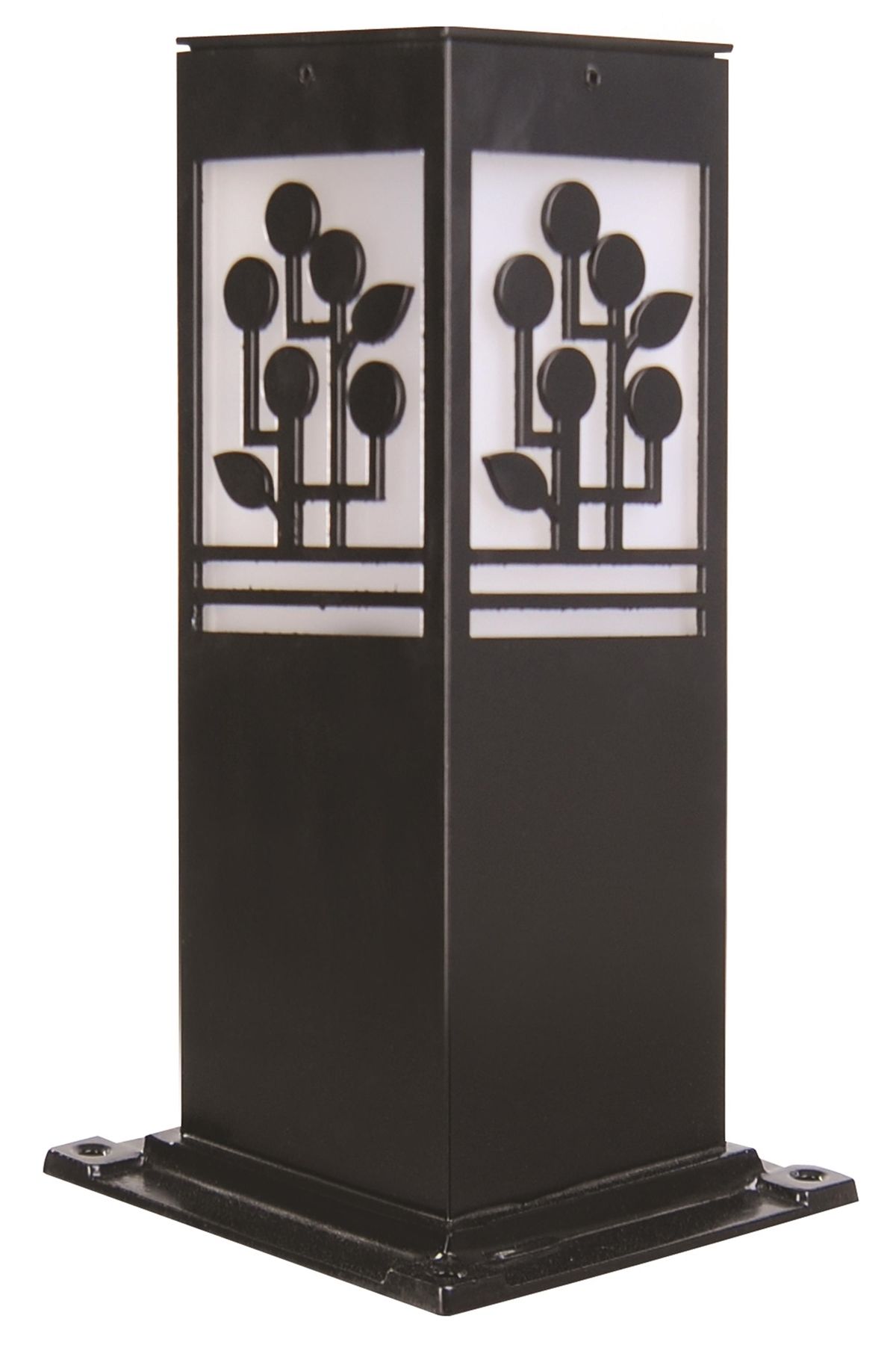 Bahçe Set Üstü Aydınlatma E27 12W 12cm Alüminyum Siyah Dorbien-BSU-68144-BSY-M4-K