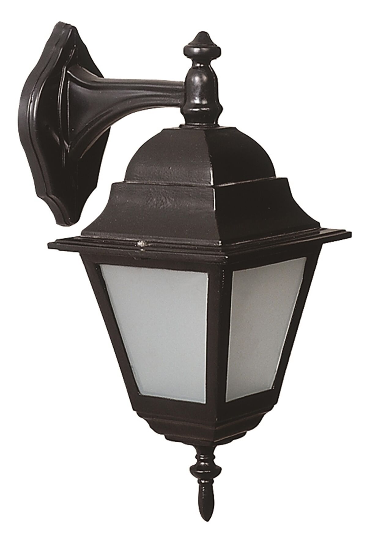 Bahçe Aplik E27 12W 25x18cm Alüminyum Siyah Dorbien-BAP-68062-BSY-M3-OP