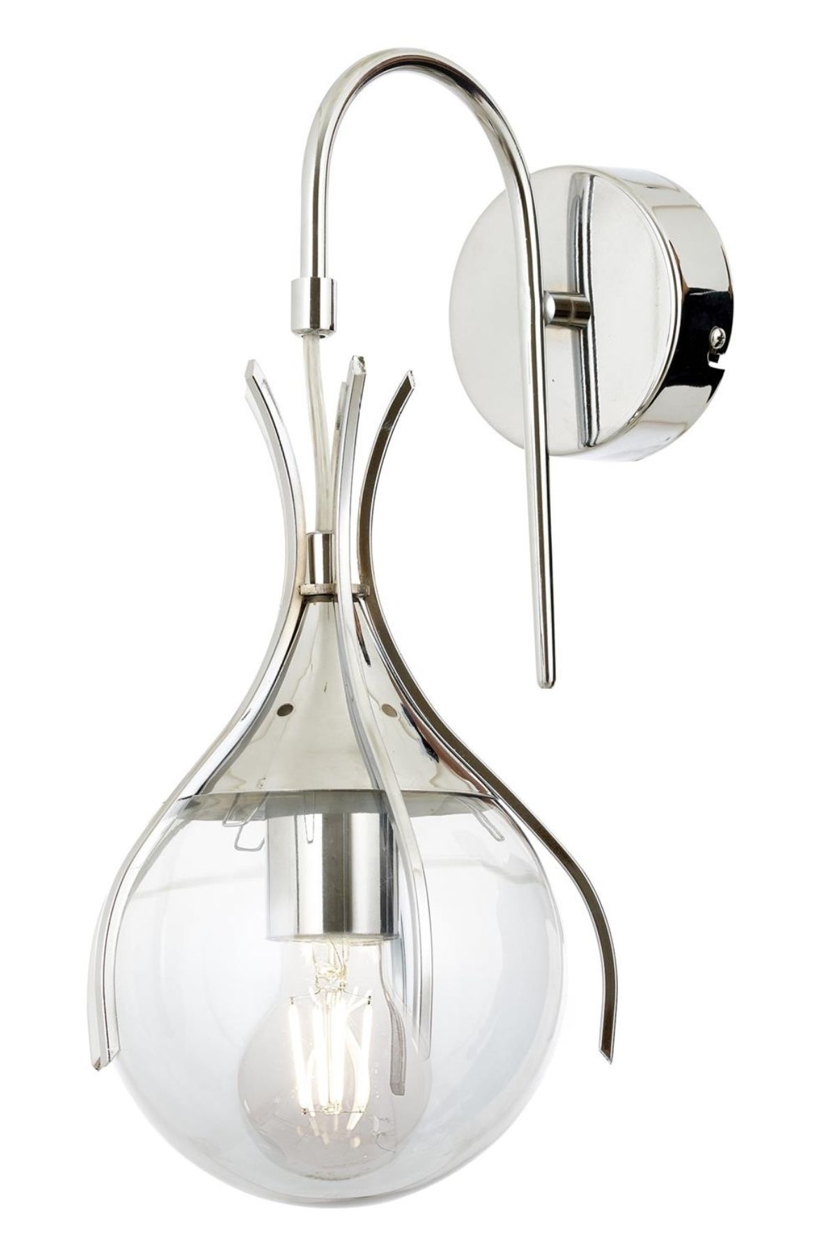 Kasım Aplik E27 12W 13x18cm Metal Krom Avonni-AP-1766-1K