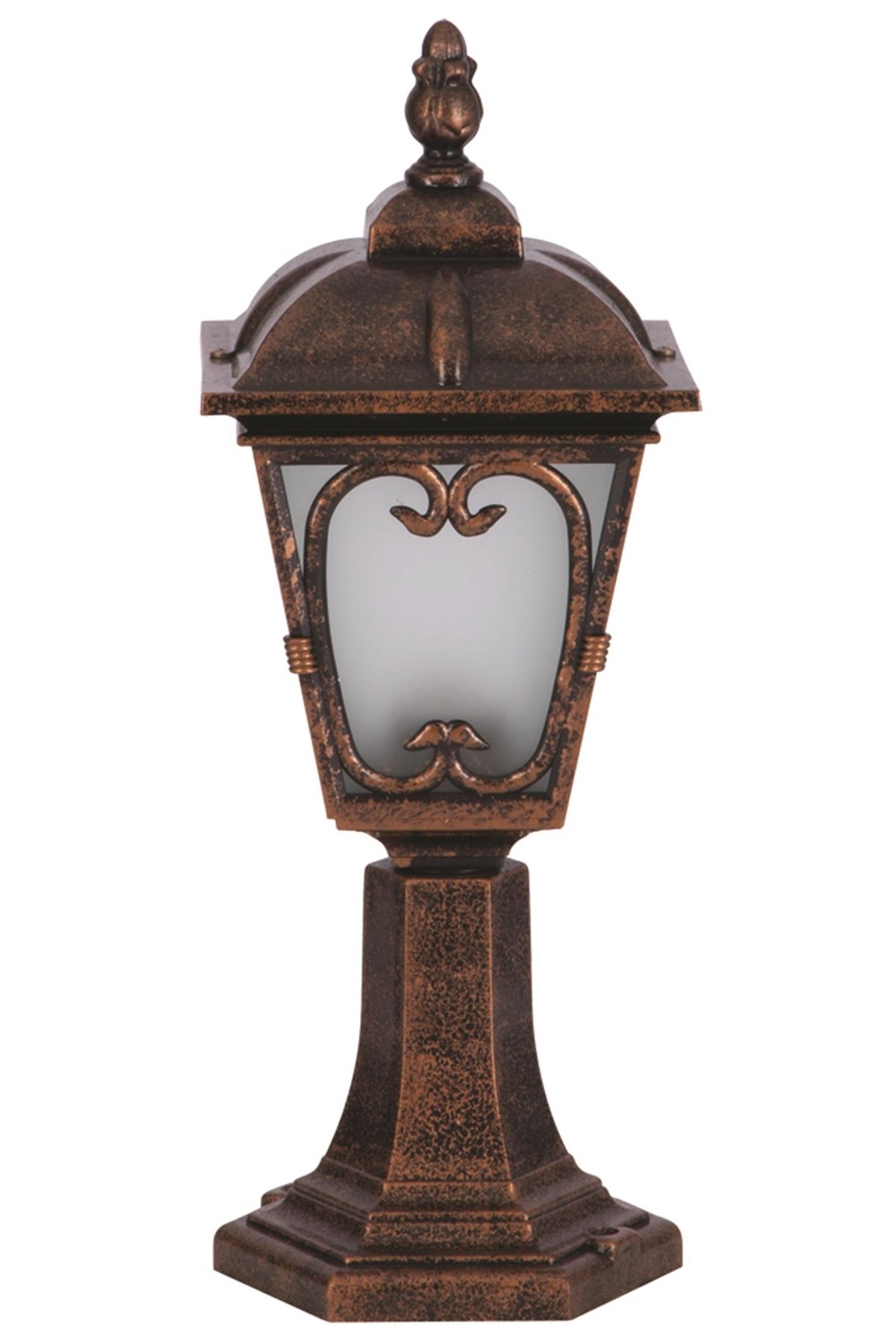 Bahçe Set Üstü Aydınlatma E27 12W 20cm ABS Kahverengi Dorbien-BSU-68181-BKR-K