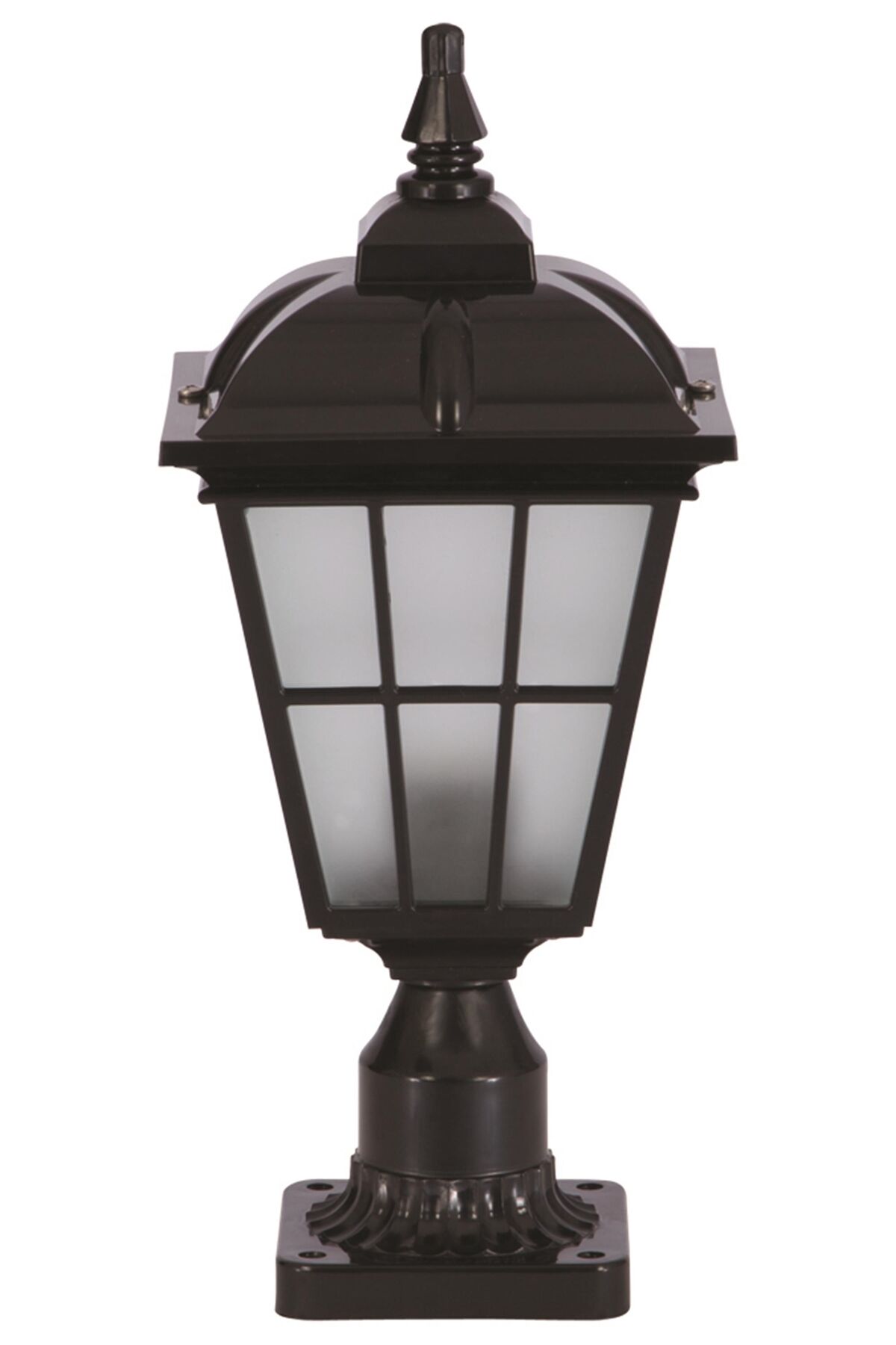 Bahçe Set Üstü Aydınlatma E27 12W 20cm ABS Siyah Dorbien-BSU-68183-BSY-K