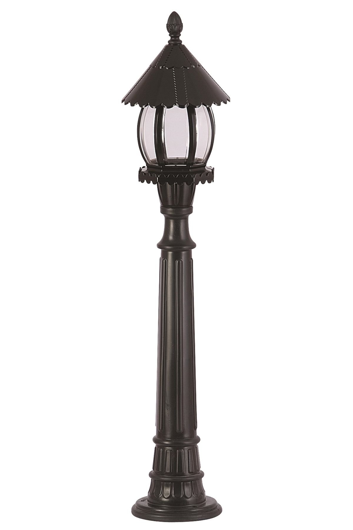 Bahçe Set Üstü Aydınlatma E27 12W 20cm ABS Siyah Dorbien-BSU-68184-BSY-M2-B