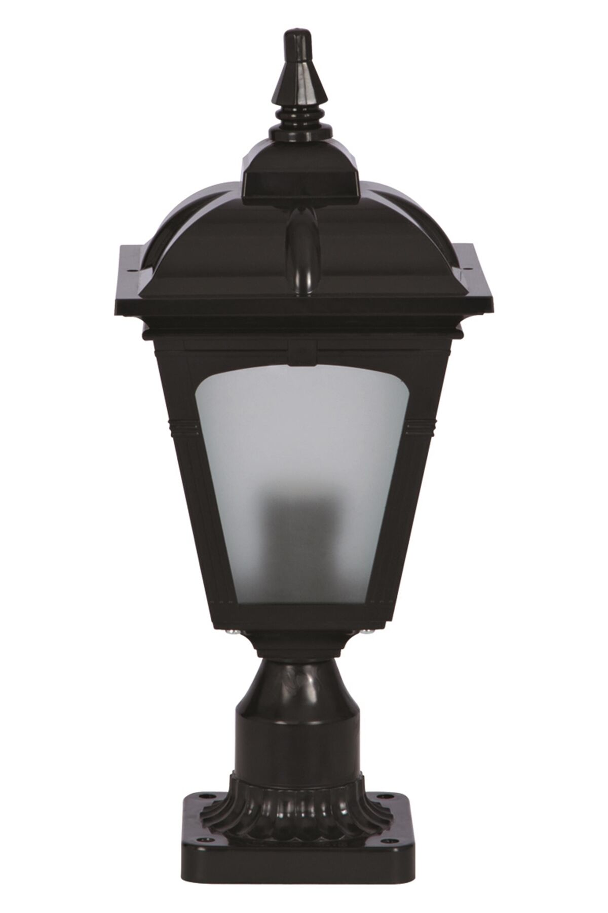 Bahçe Set Üstü Aydınlatma E27 12W 20cm ABS Siyah Dorbien-BSU-68185-BSY-K