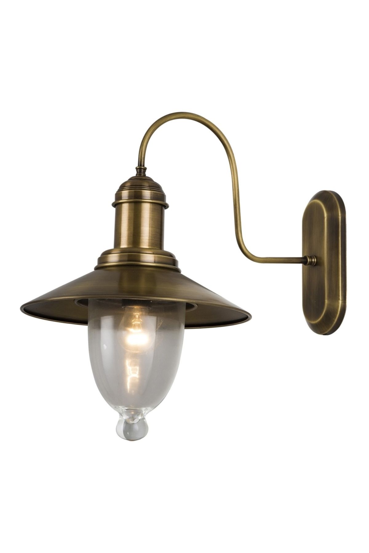 Gardenya Aplik E27 12W 30x35cm Metal Eskitme Avonni-AP-4123-M7-GLASS