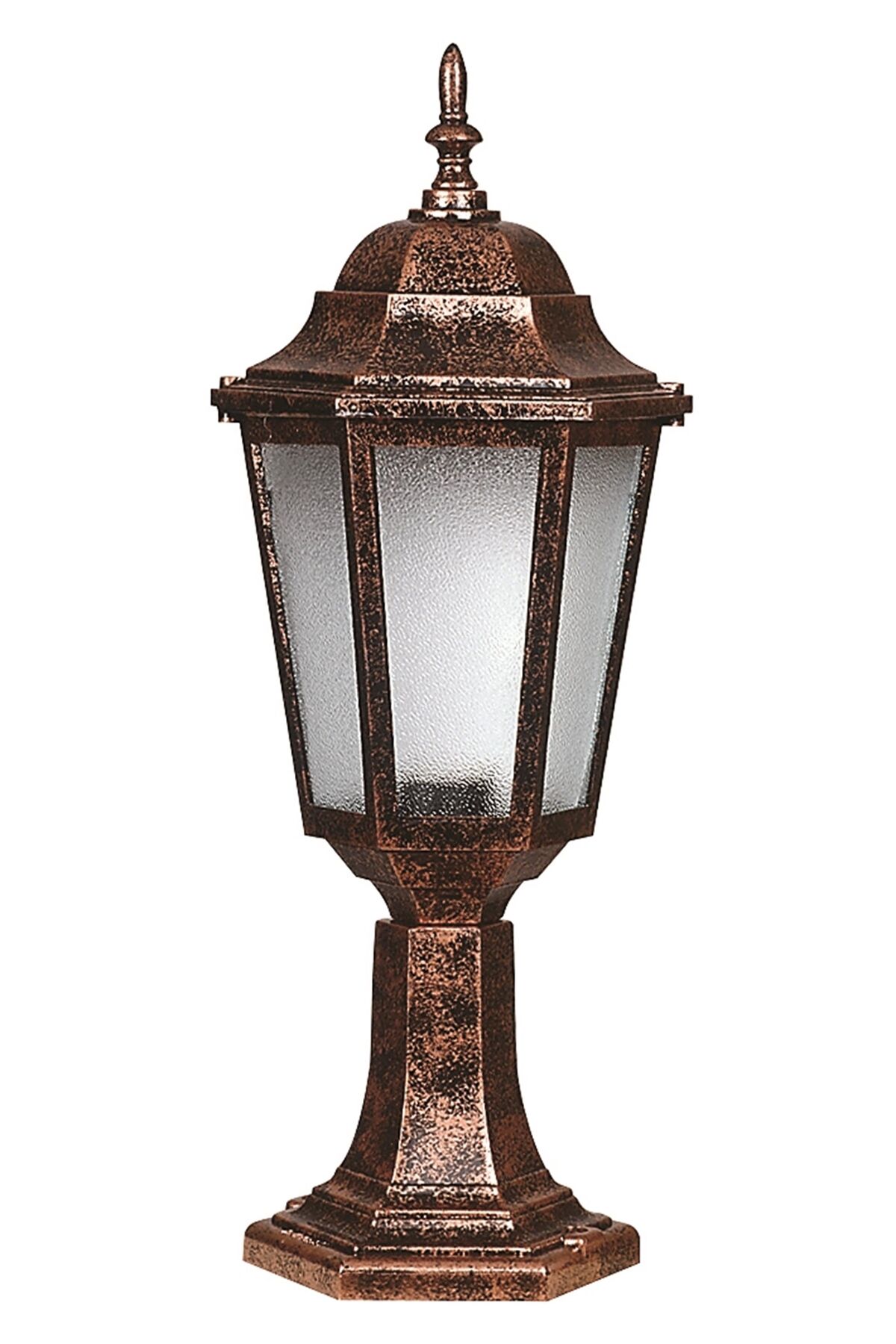 Bahçe Set Üstü Aydınlatma E27 12W 23cm ABS Kahverengi Dorbien-BSU-68188-BKR-K