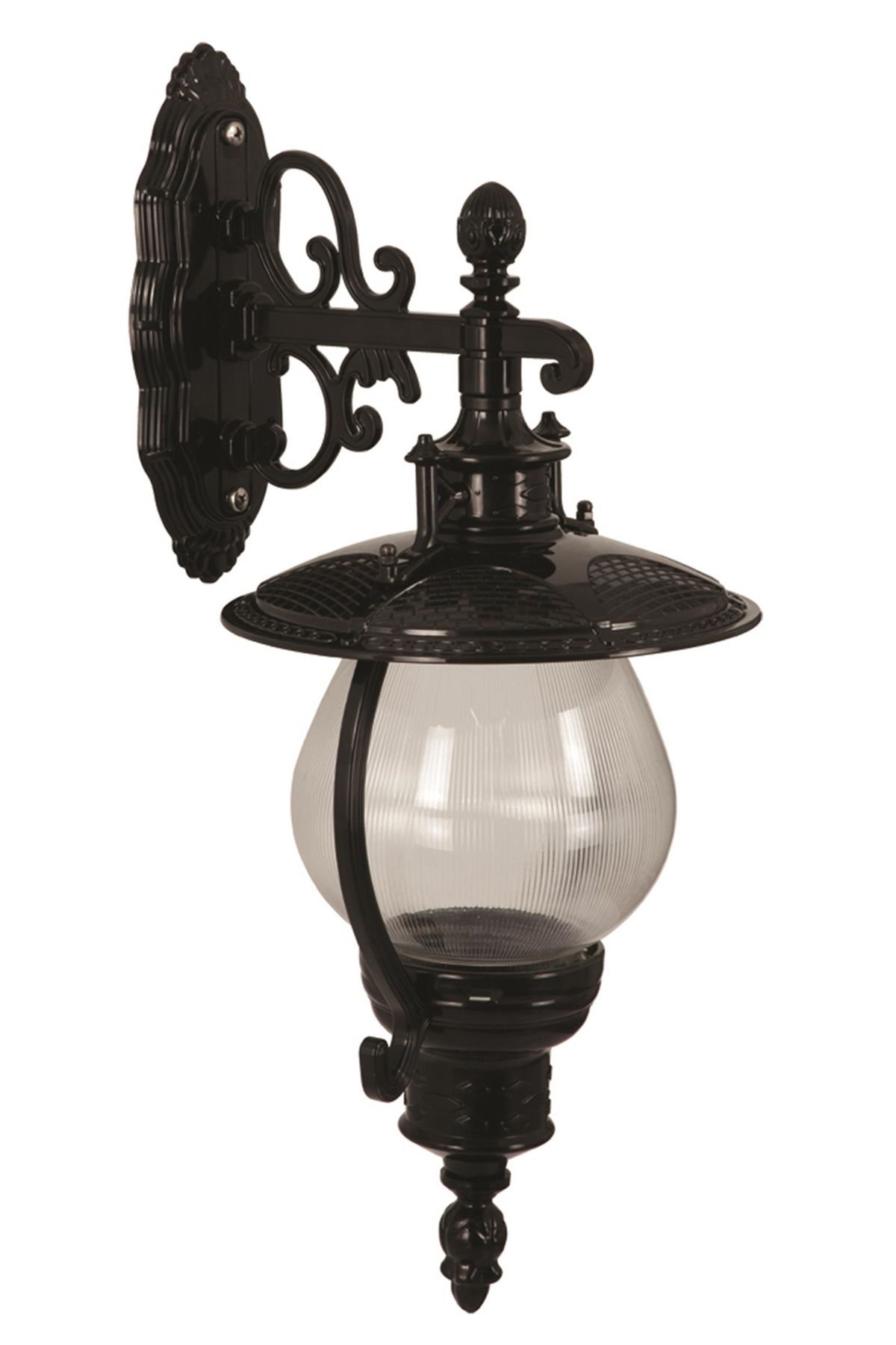 Bahçe Aplik E27 12W 29x25cm ABS Siyah Dorbien-BAP-68205-BSY