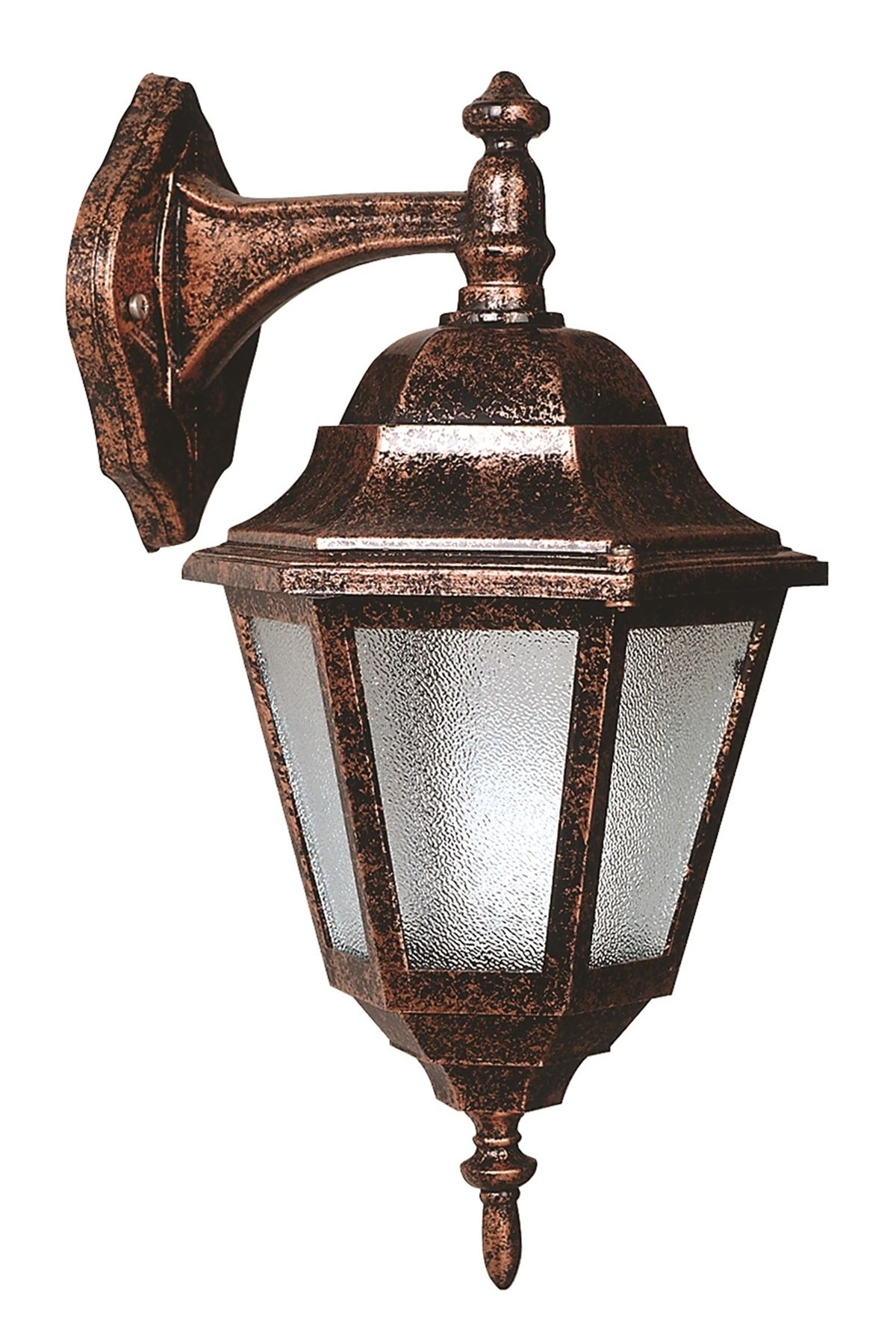 Bahçe Aplik E27 12W 28x23cm ABS Kahverengi Dorbien-BAP-68206-BKR