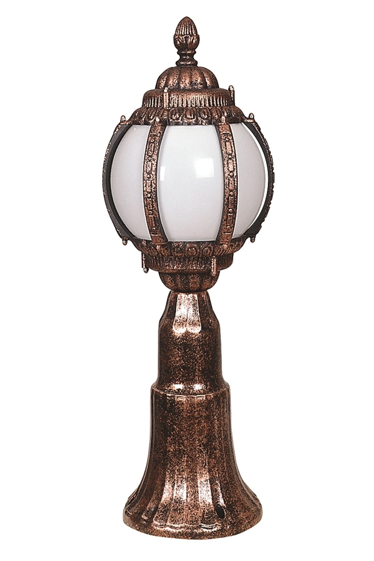Bahçe Set Üstü Aydınlatma E27 12W 26cm ABS Kahverengi Dorbien-BSU-68203-BKR-KOP