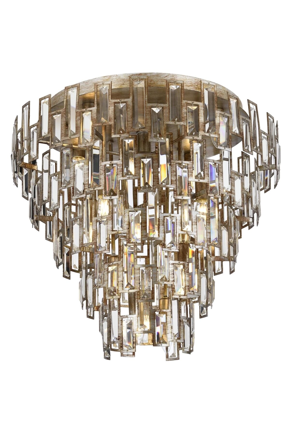 Şat Modern Avize E14 72W 60cm Metal Bal Patina Avonni-AR-4233-B60