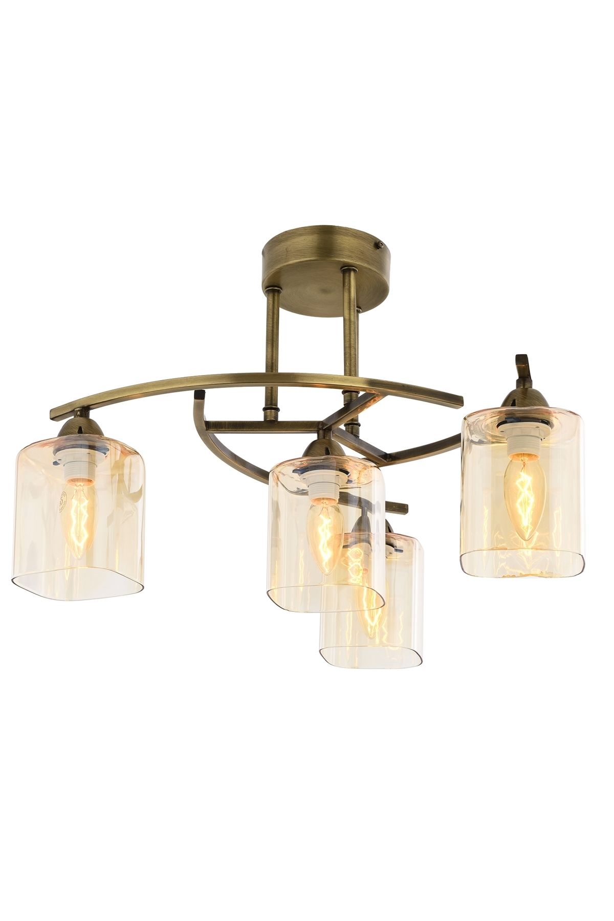Seda Modern Avize E27 48W 51cm Metal Eskitme Avonni-AV-1373-4E