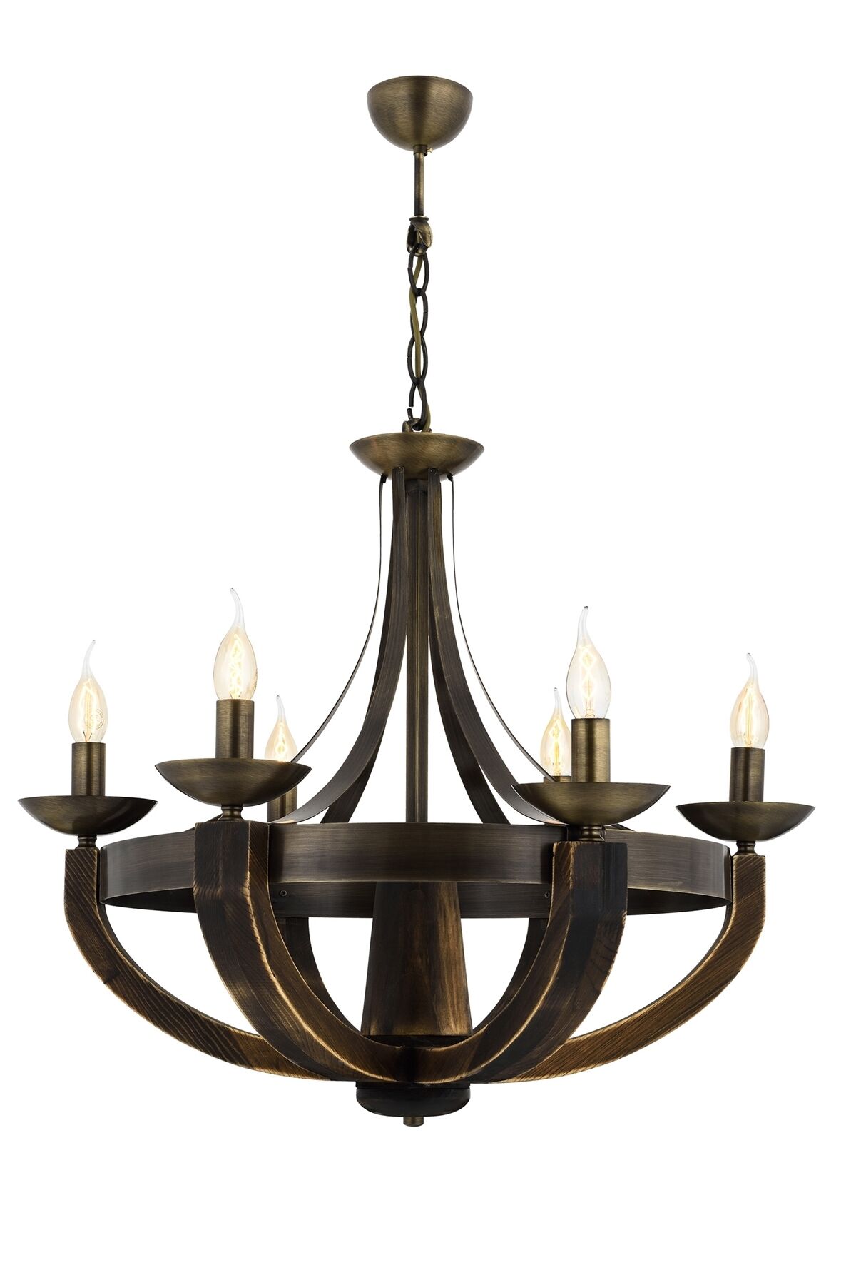 Gedik Modern Avize E14 36W 70cm Metal Eskitme Avonni-AV-1644-6E
