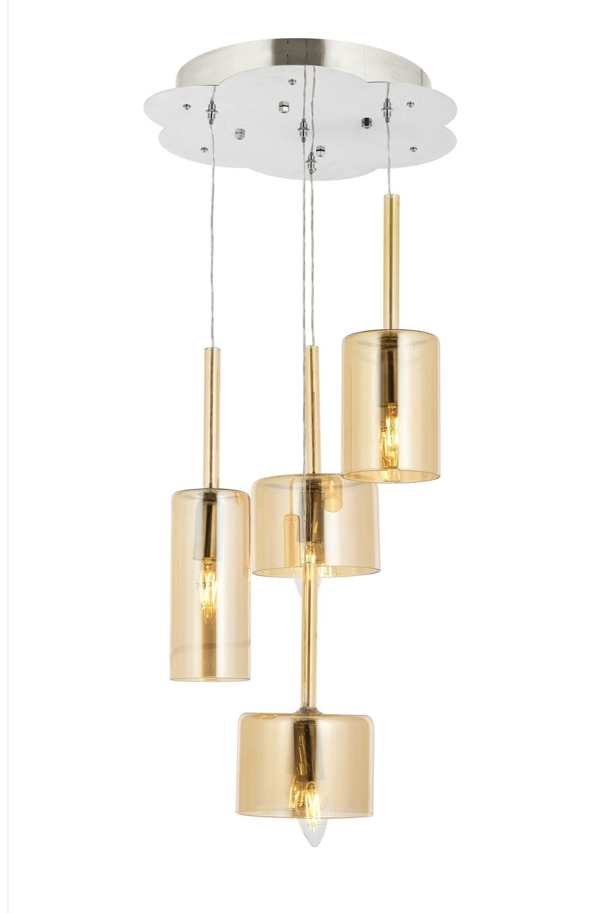 Mix Modern Avize E14 24W 35cm Metal Krom Avonni-AV-1675-4KT