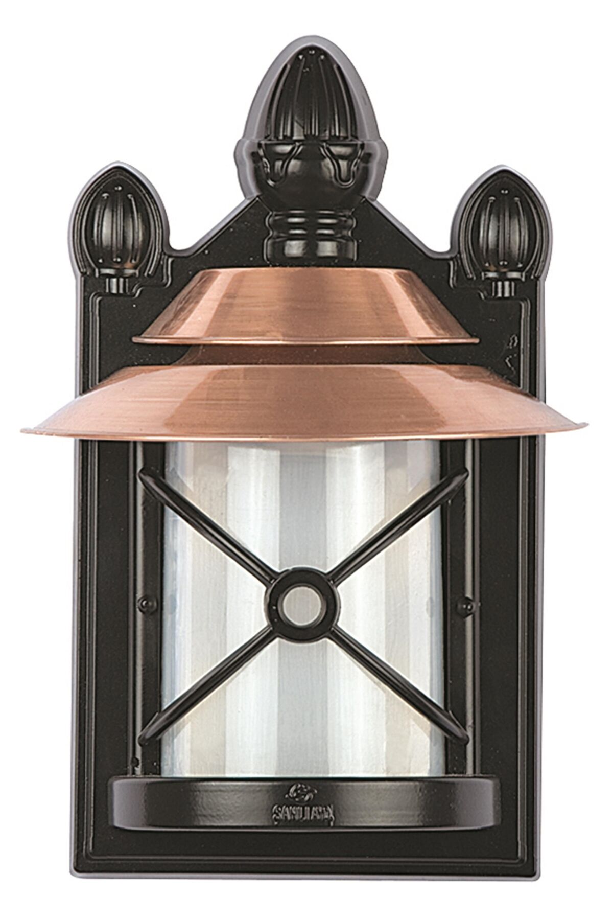 Bahçe Fenerleri E27 12W 25x15cm Alüminyum Kahverengi/Siyah Dorbien-BFE-68066-BKR-M1-OP