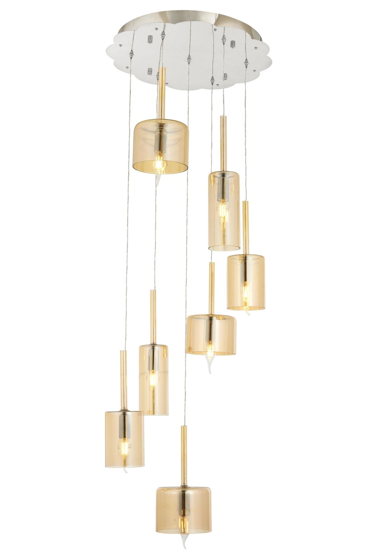 Mix Modern Avize E14 42W 45cm Metal Krom Avonni-AV-1675-7KT