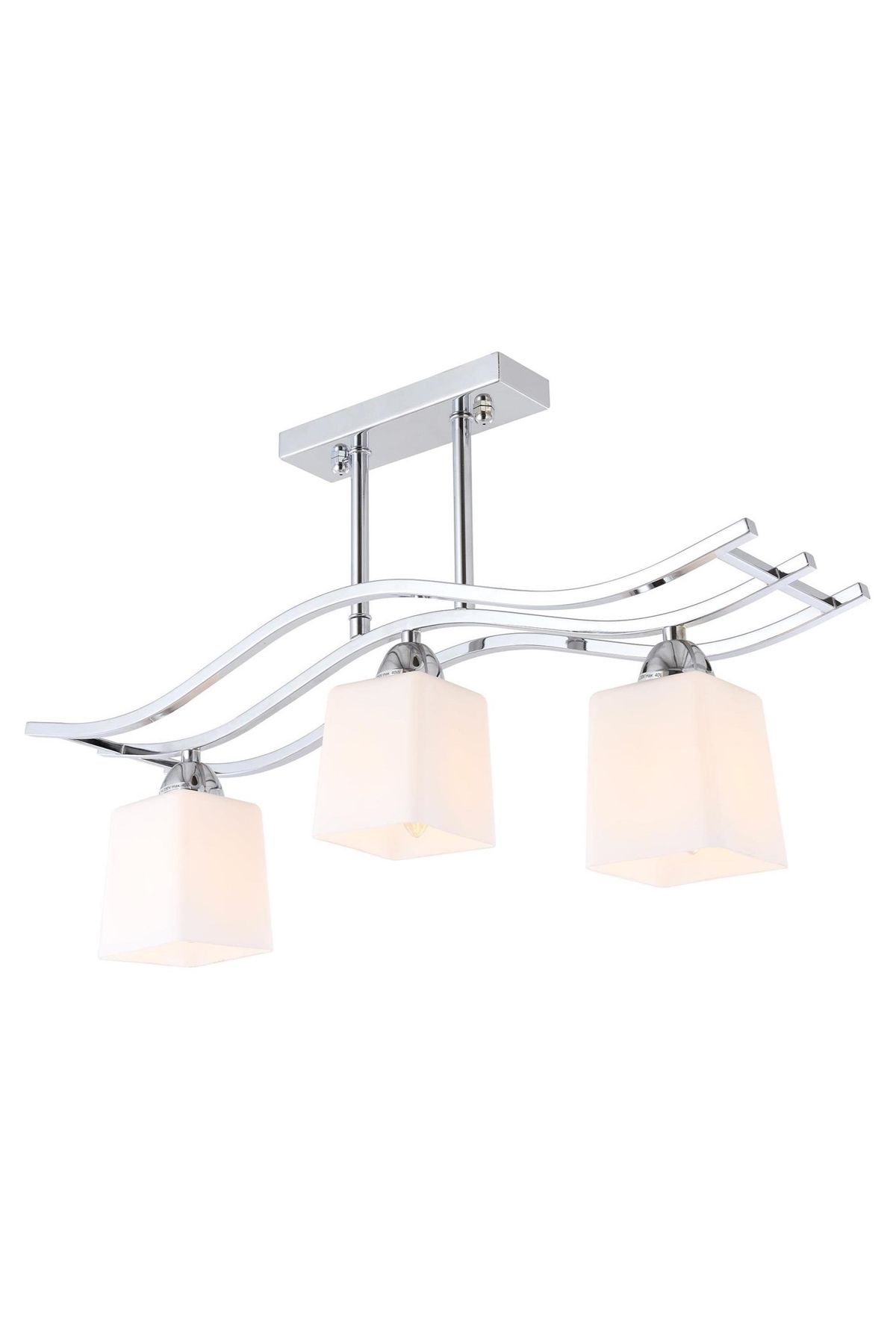 Sevda Modern Avize E14 18W 60x14cm Metal Krom Avonni-AV-1375-3K