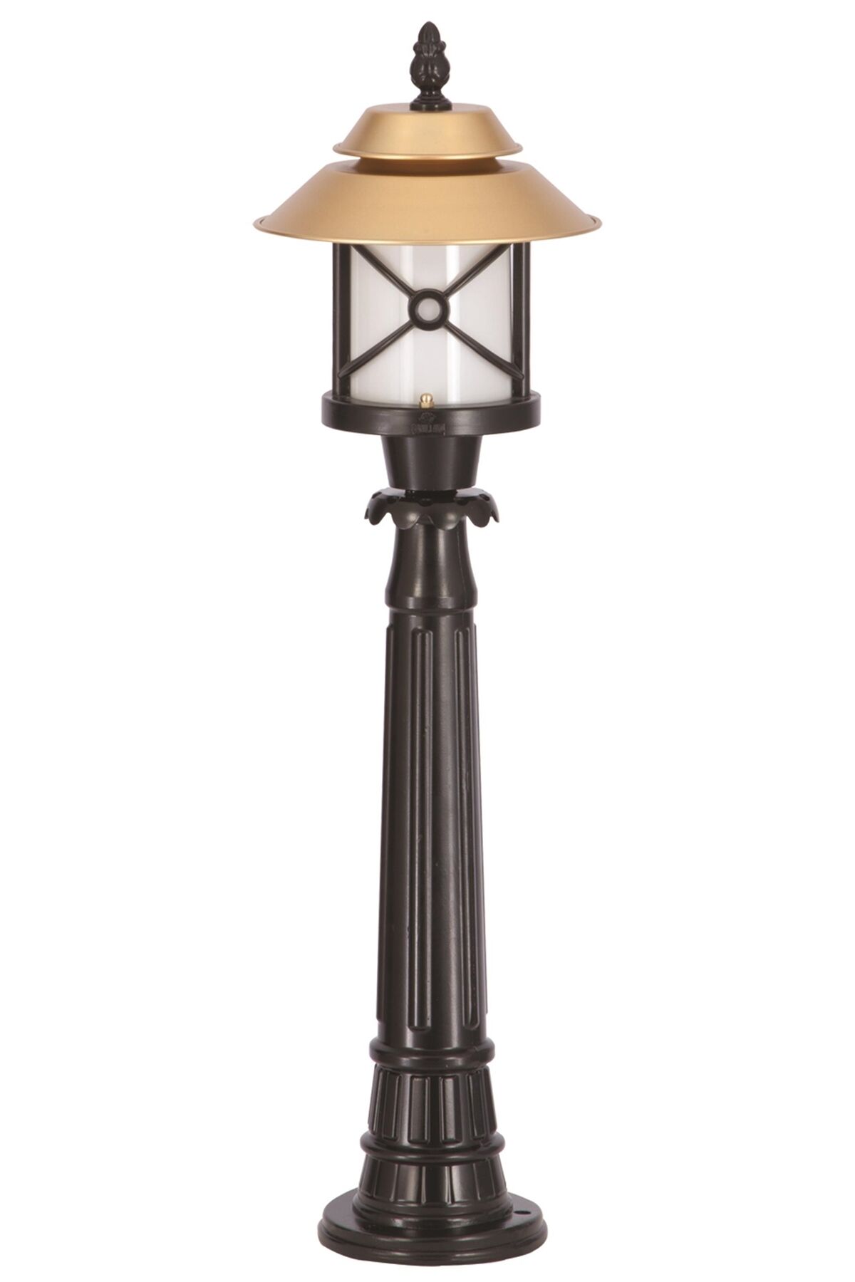Bahçe Set Üstü Aydınlatma E27 12W 30cm Alüminyum Sarı/Siyah Dorbien-BSU-68049-BSA-BOP
