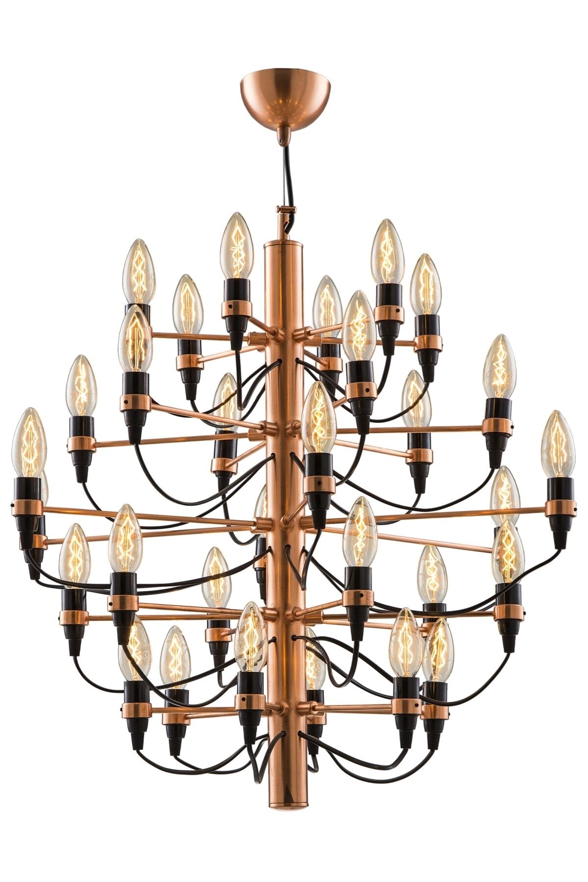 İrina Modern Avize E14 180W 80cm Metal Bakır Avonni-AV-1610-30CPR
