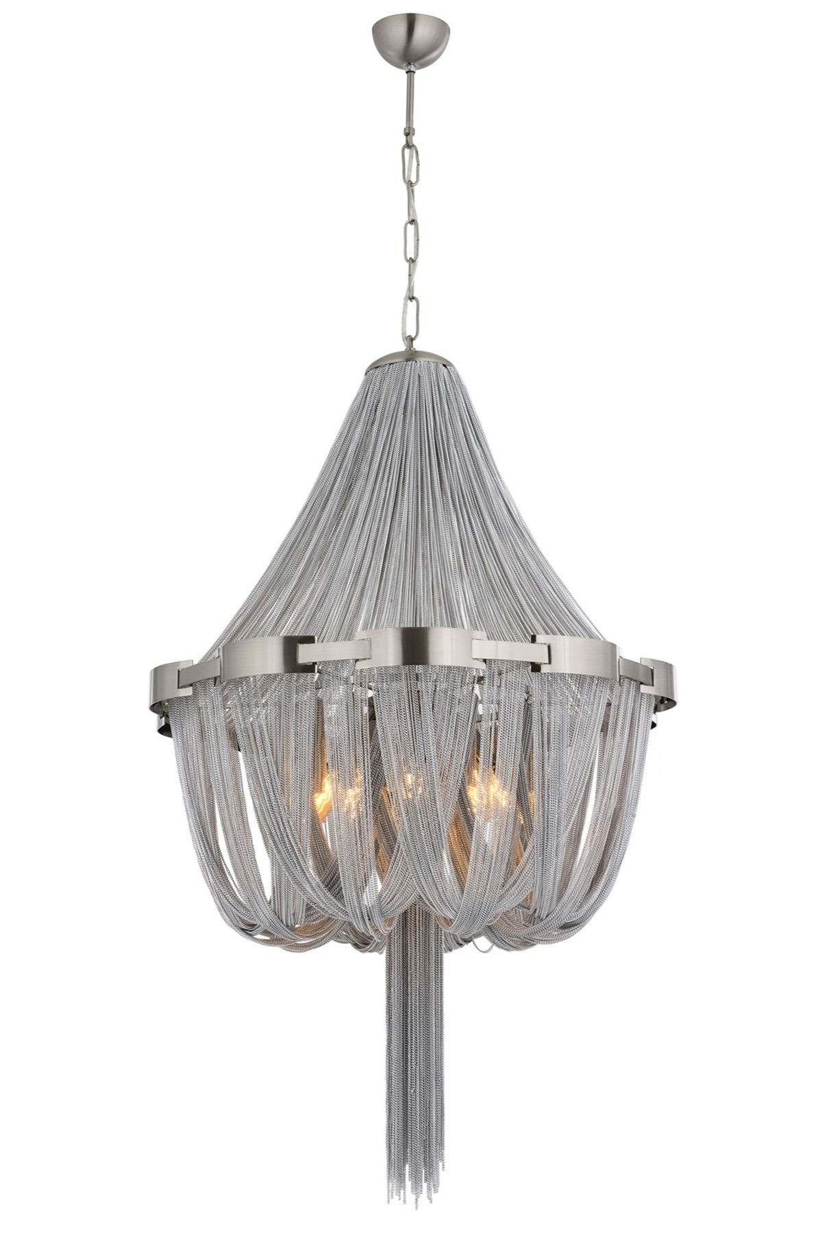 Dilruba Klasik Avize E14 36W 60cm Metal Krom Avonni-AV-1611-K60