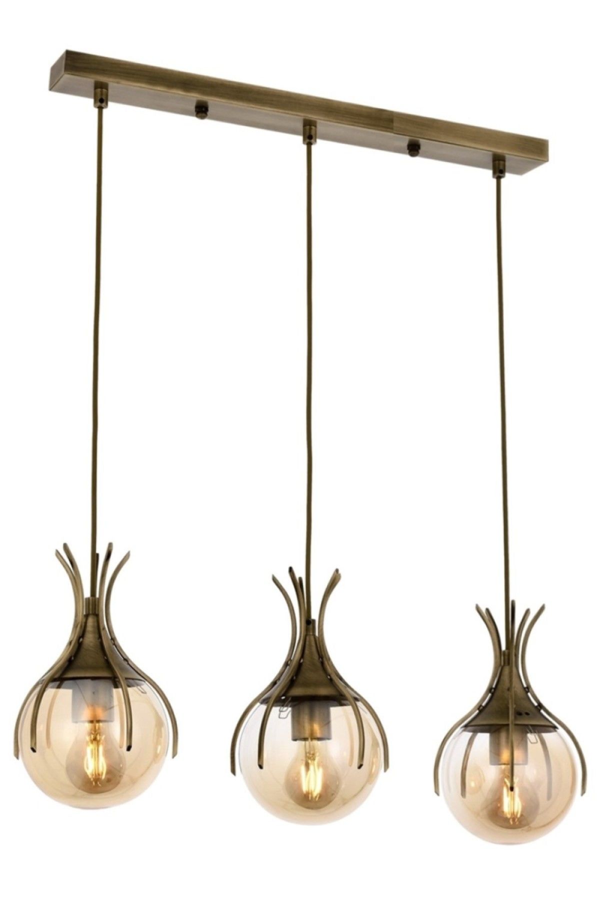 Yasemin Modern Avize E27 36W 55x13cm Metal Eskitme Avonni-AV-1766-3EY