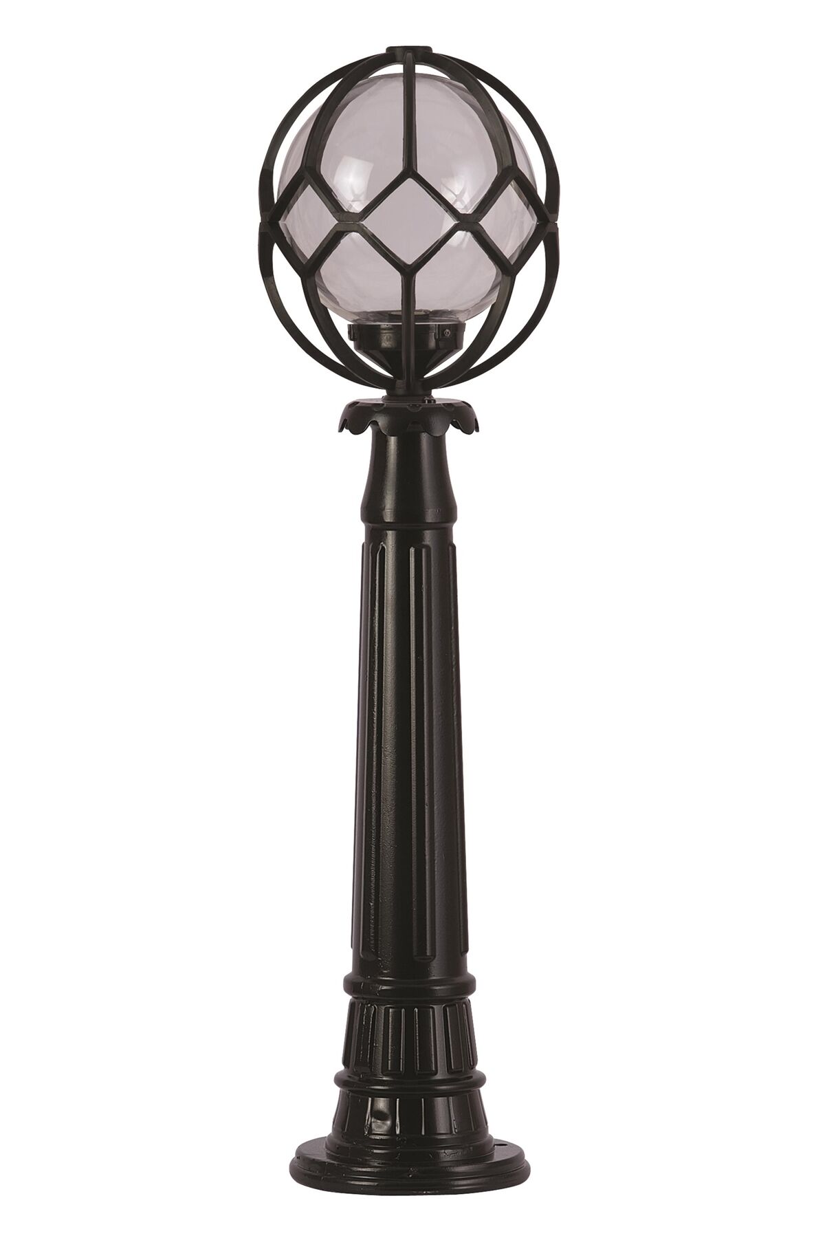 Bahçe Set Üstü Aydınlatma E27 12W 35cm ABS Siyah Dorbien-BSU-68155-BSY-B