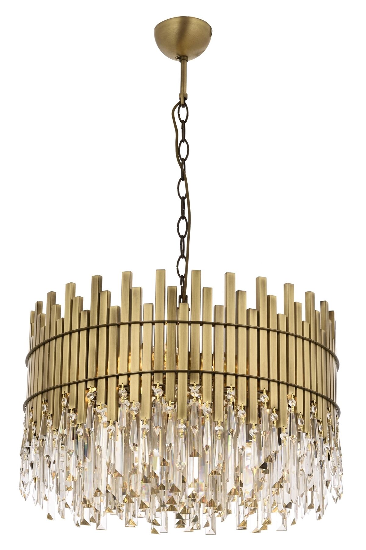 Ekin Klasik Avize E27 96W 60cm Metal Eskitme Avonni-AV-1767-E60