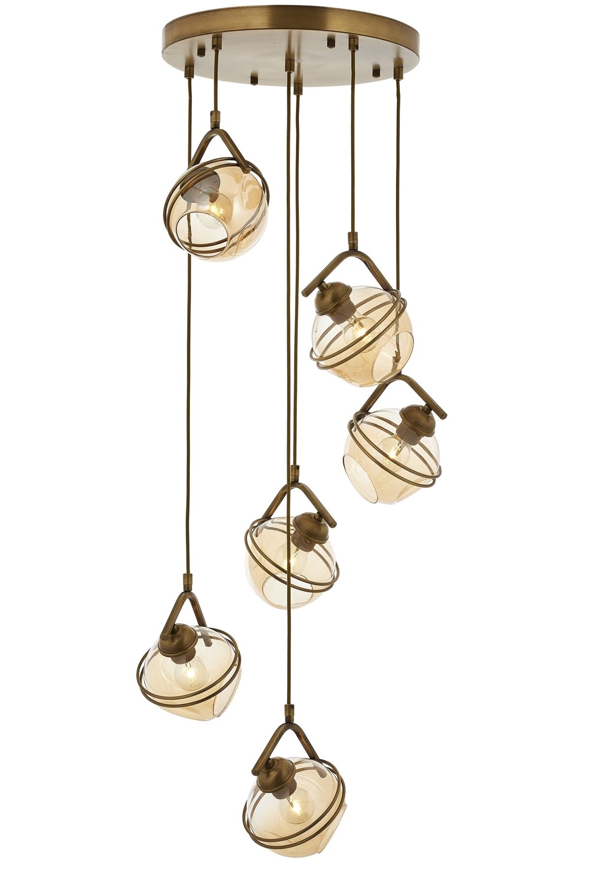 Eliz Modern Avize E27 72W 45cm Metal Eskitme Avonni-AV-1780-6ET