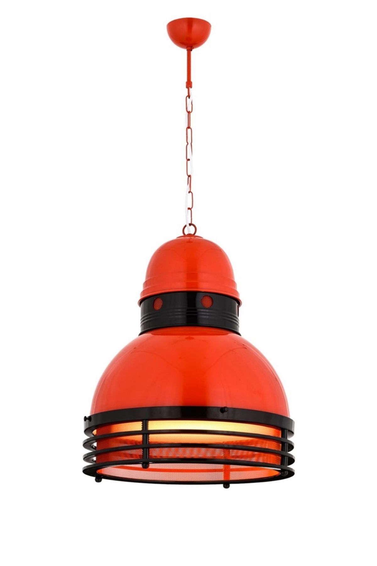 Akasya Modern Avize E27 12W 43cm Metal Kırmızı Avonni-AV-4106-M11-KR