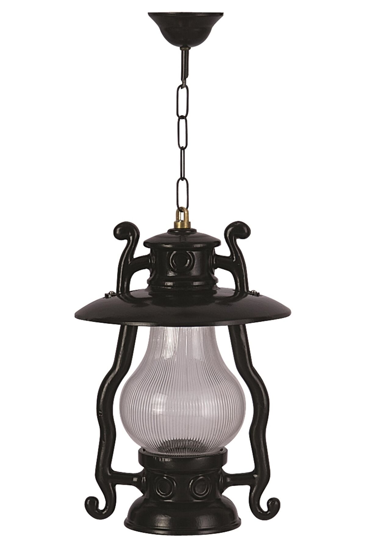 Bahçe Fenerleri E27 12W 30cm Alüminyum Siyah Dorbien-BFE-68047-BSY-OP