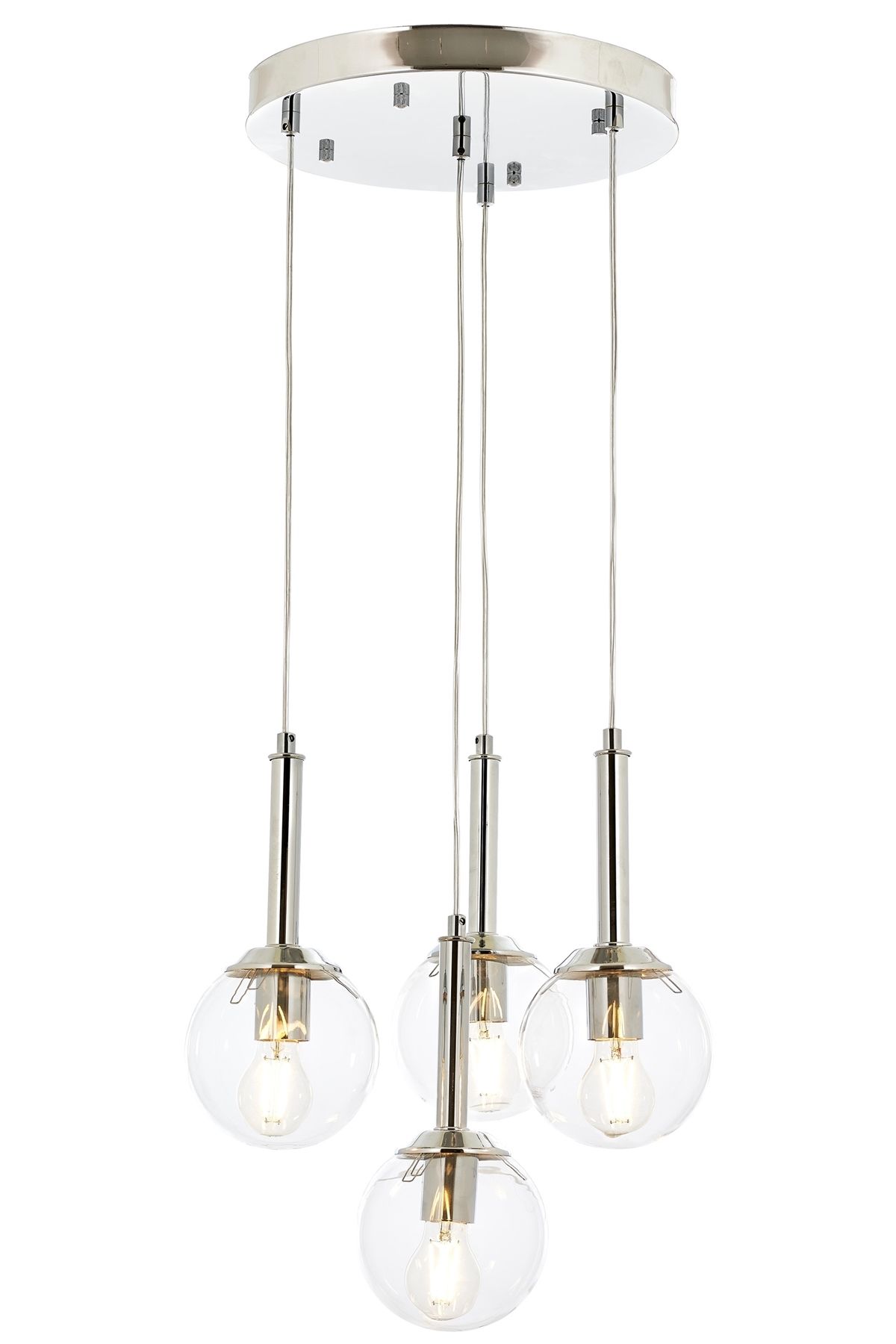 Ada Modern Avize E27 48W 40cm Metal Krom Avonni-AV-1781-4KT